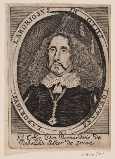 Don Bernardino de Rebolledo, spansk gesandt