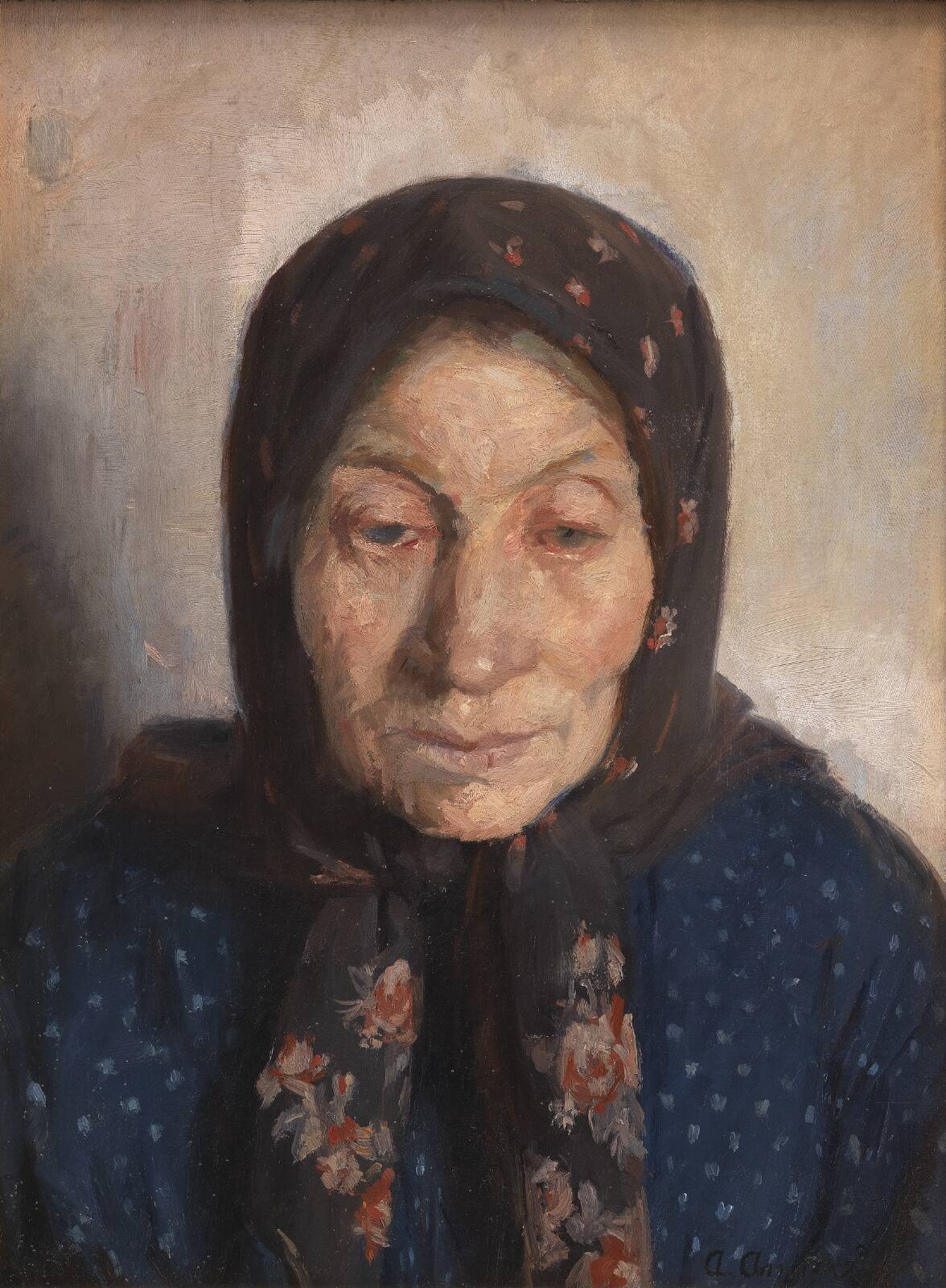 An Old Fisherman's Wife, by Anna Ancher, 1874-1912