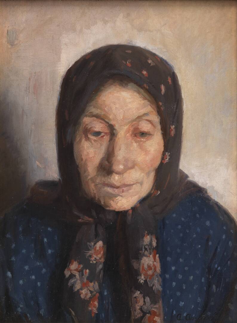 An Old Fisherman's Wife, by Anna Ancher, 1874-1912