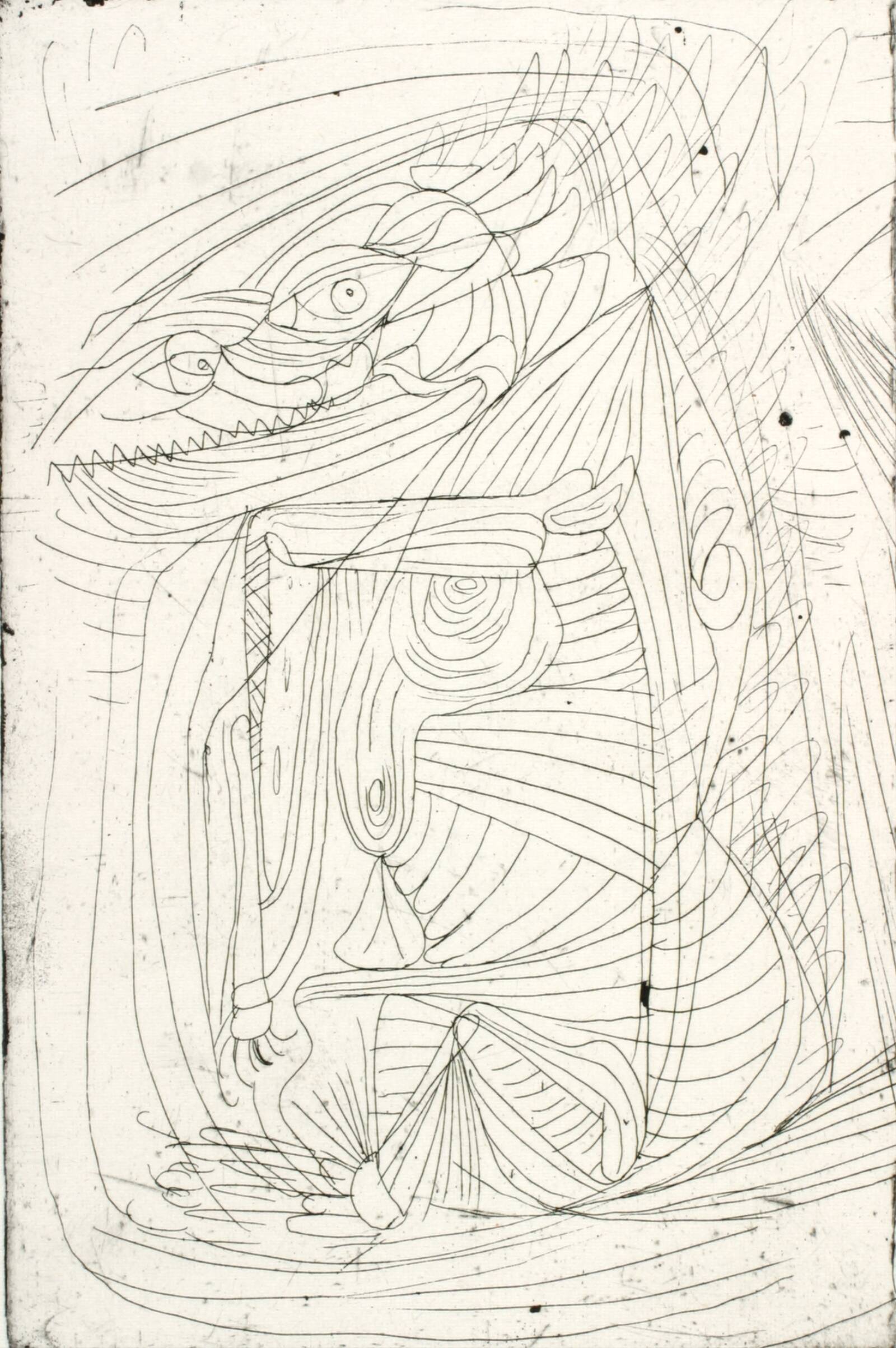 La pensée encombrante I, Asger Jorn, 1942