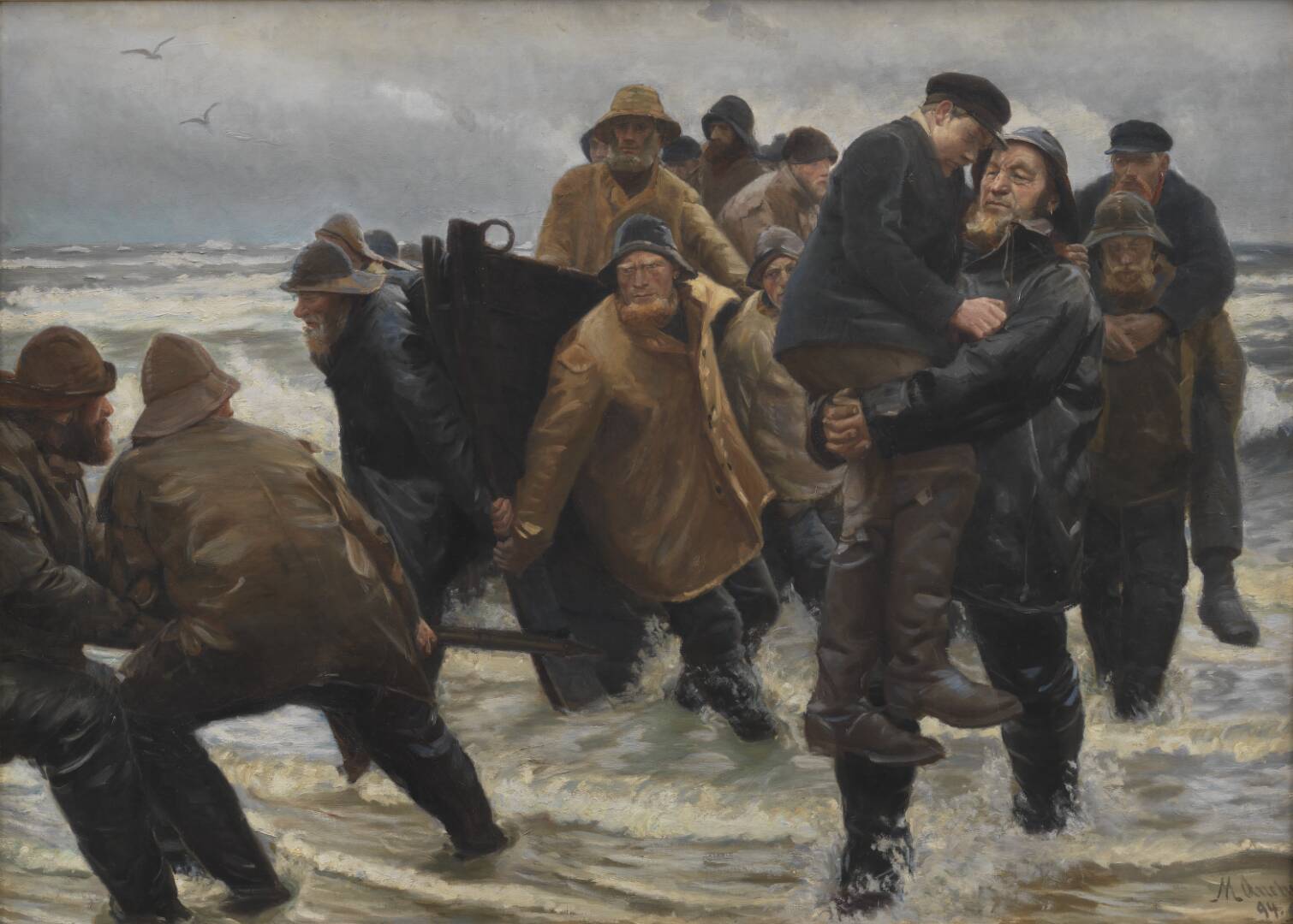 A Crew Rescued, by Michael Ancher, 1894
