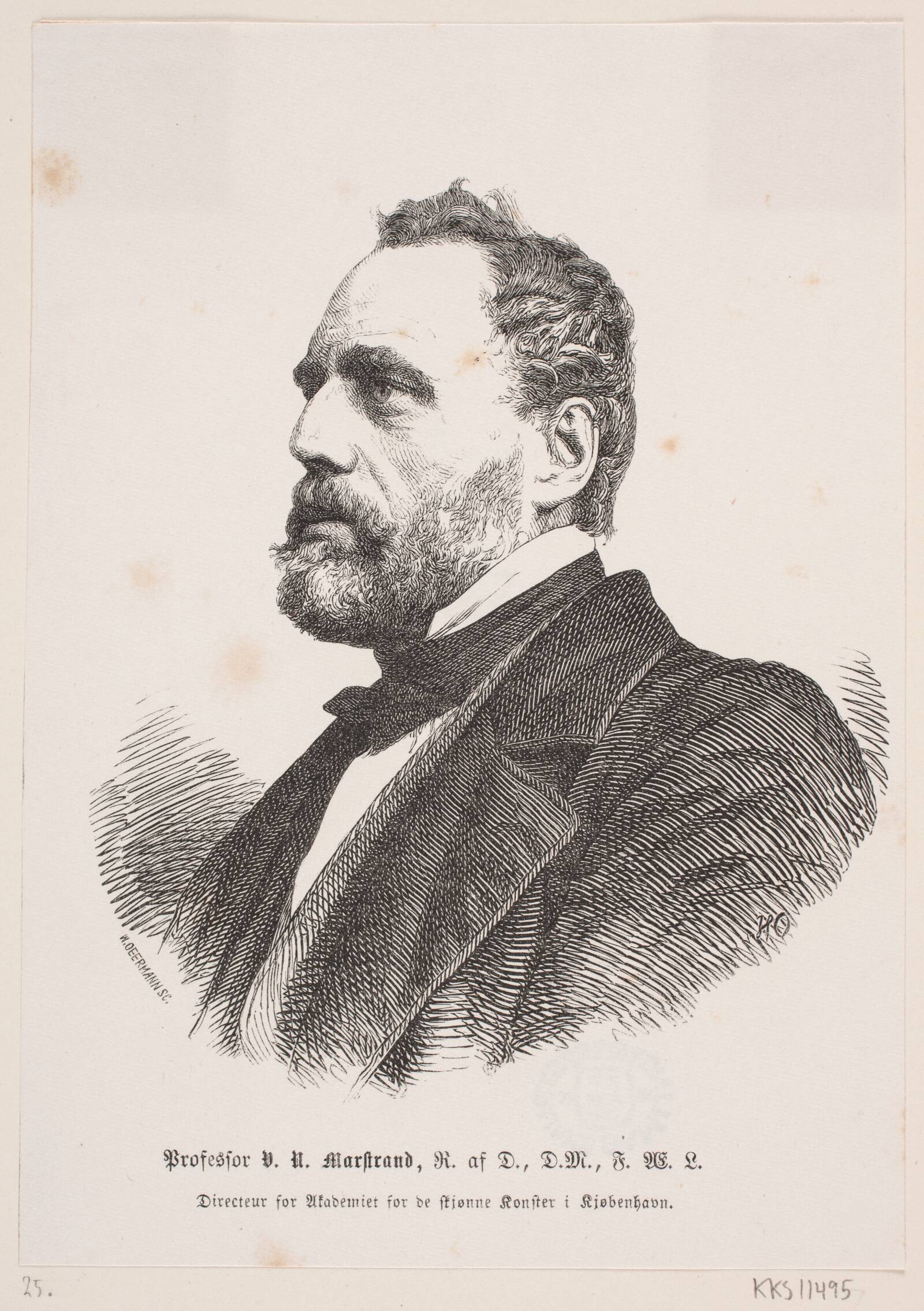 Vilhelm Marstrand, Franz Wilhelm Obermann, 1830-1896