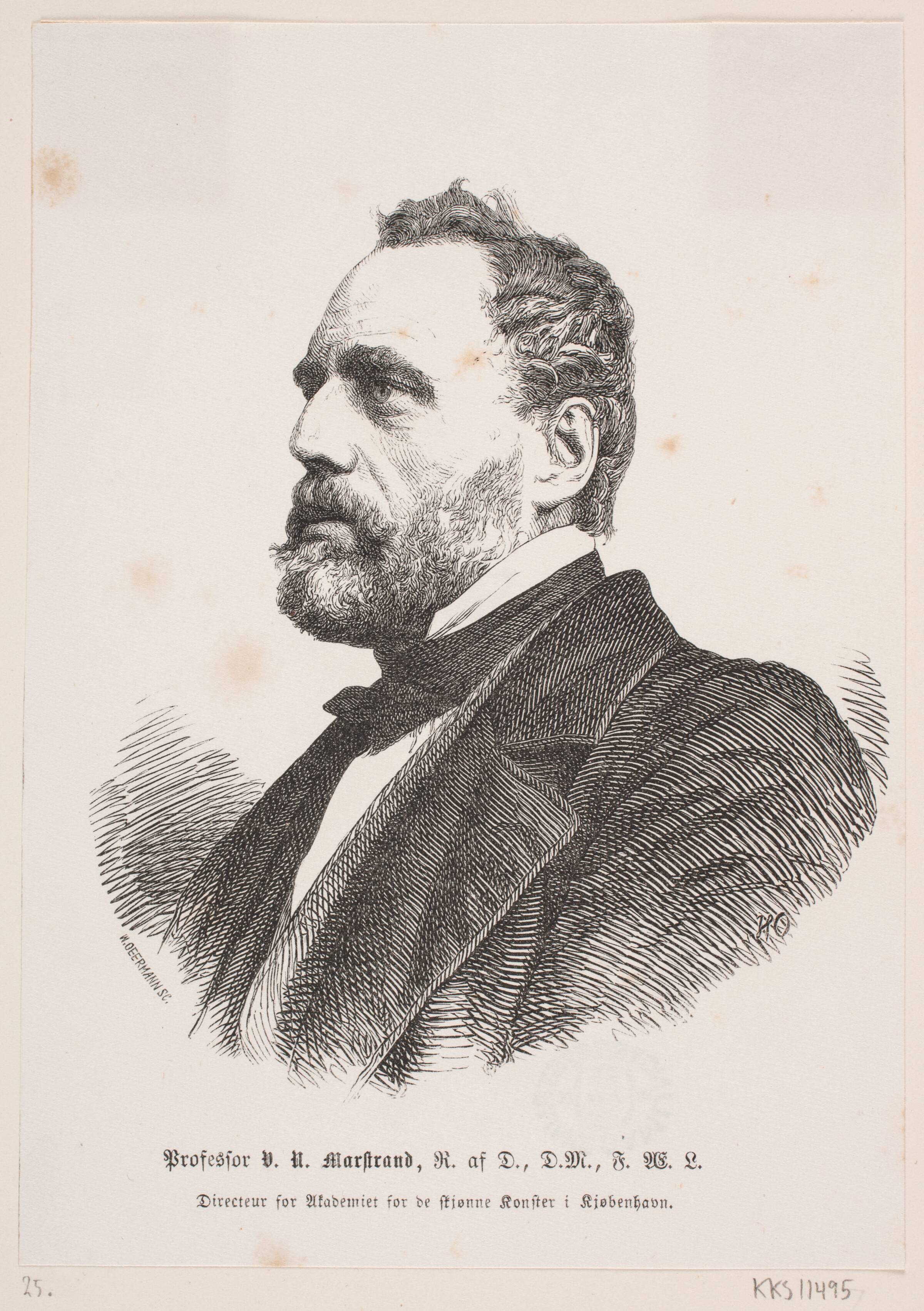 Vilhelm Marstrand, Franz Wilhelm Obermann, 1830-1896