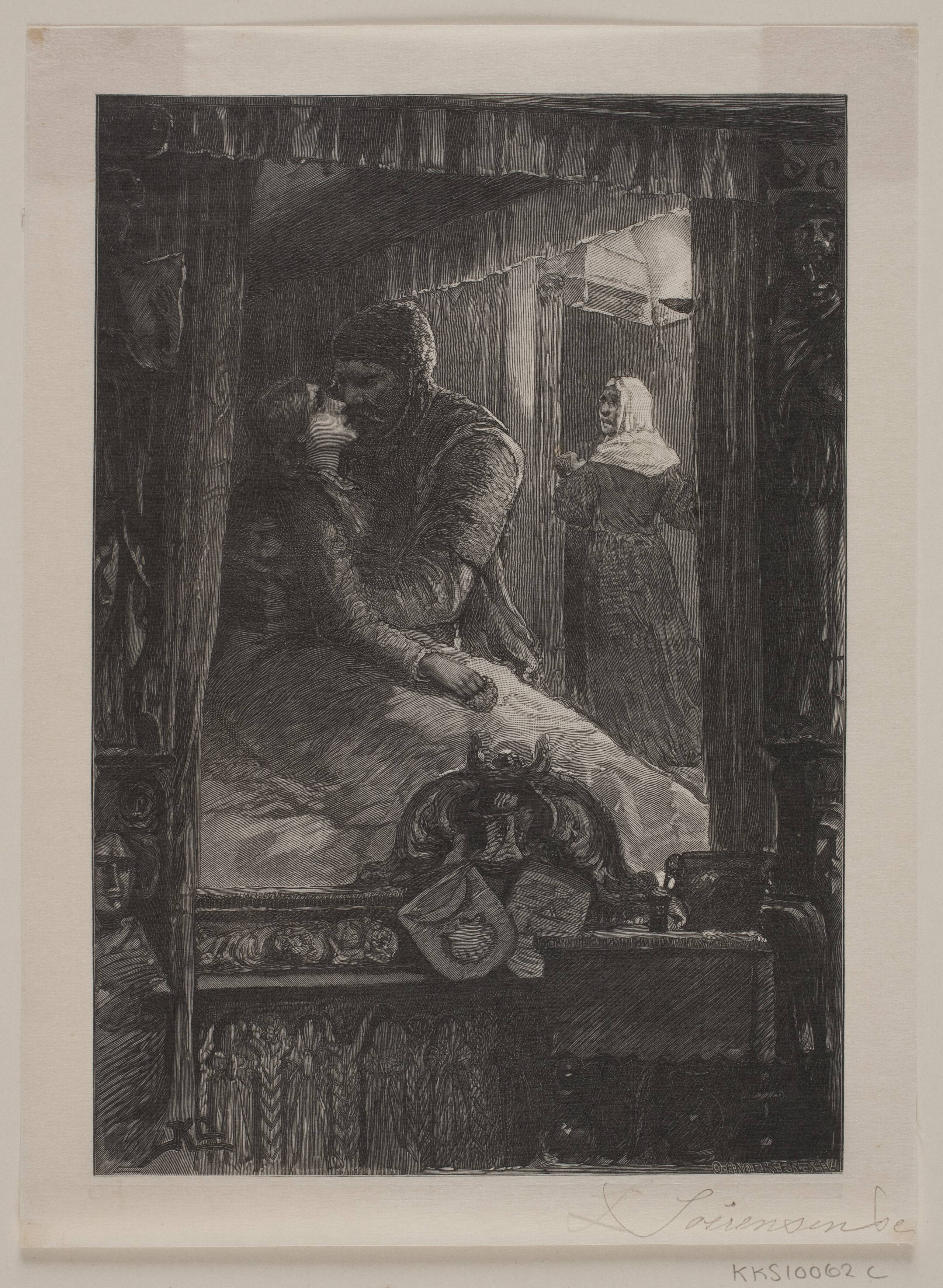 Illustration til "Hjortens flugt"