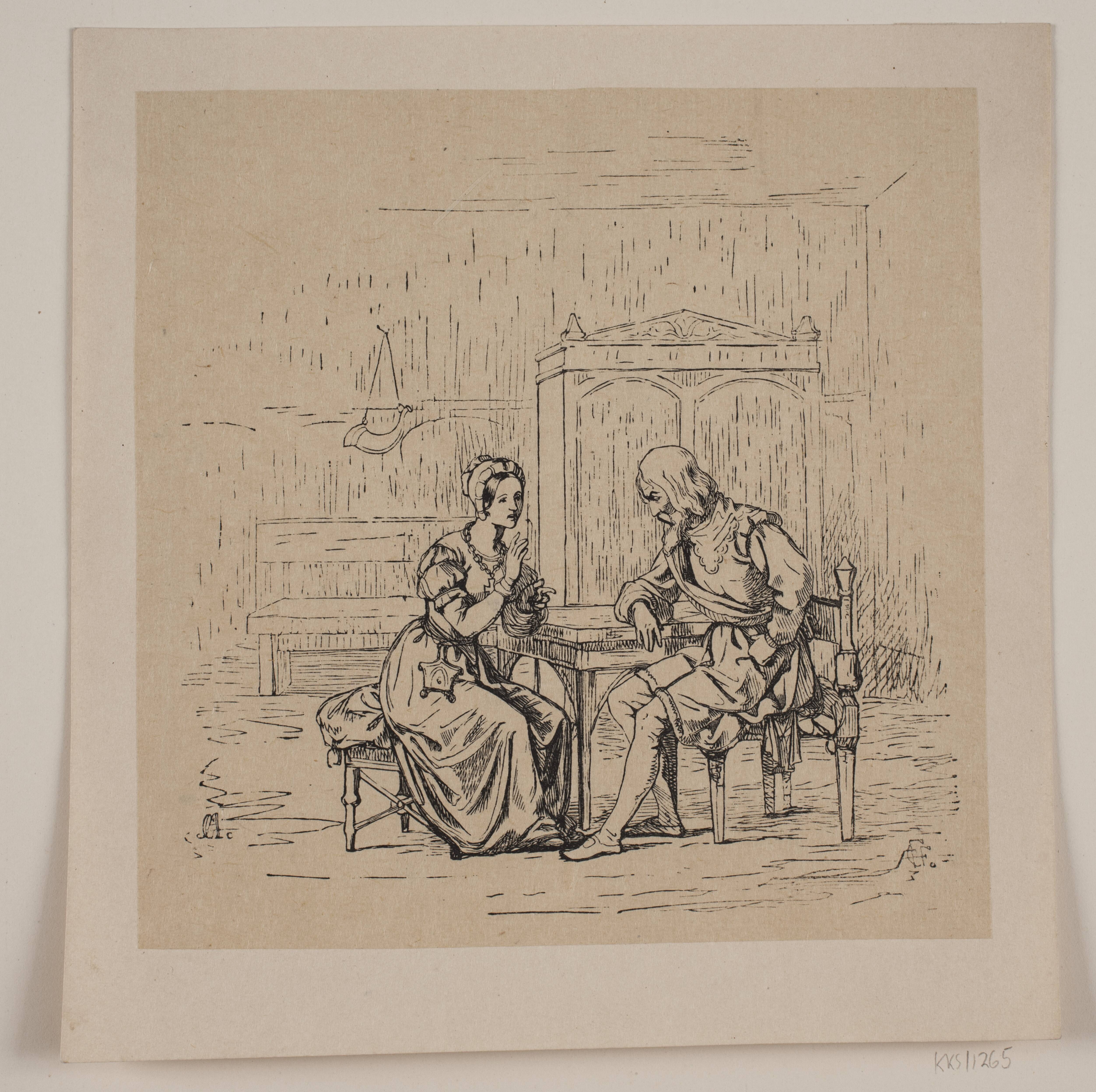 Illustration til Niels Ebbesens vise