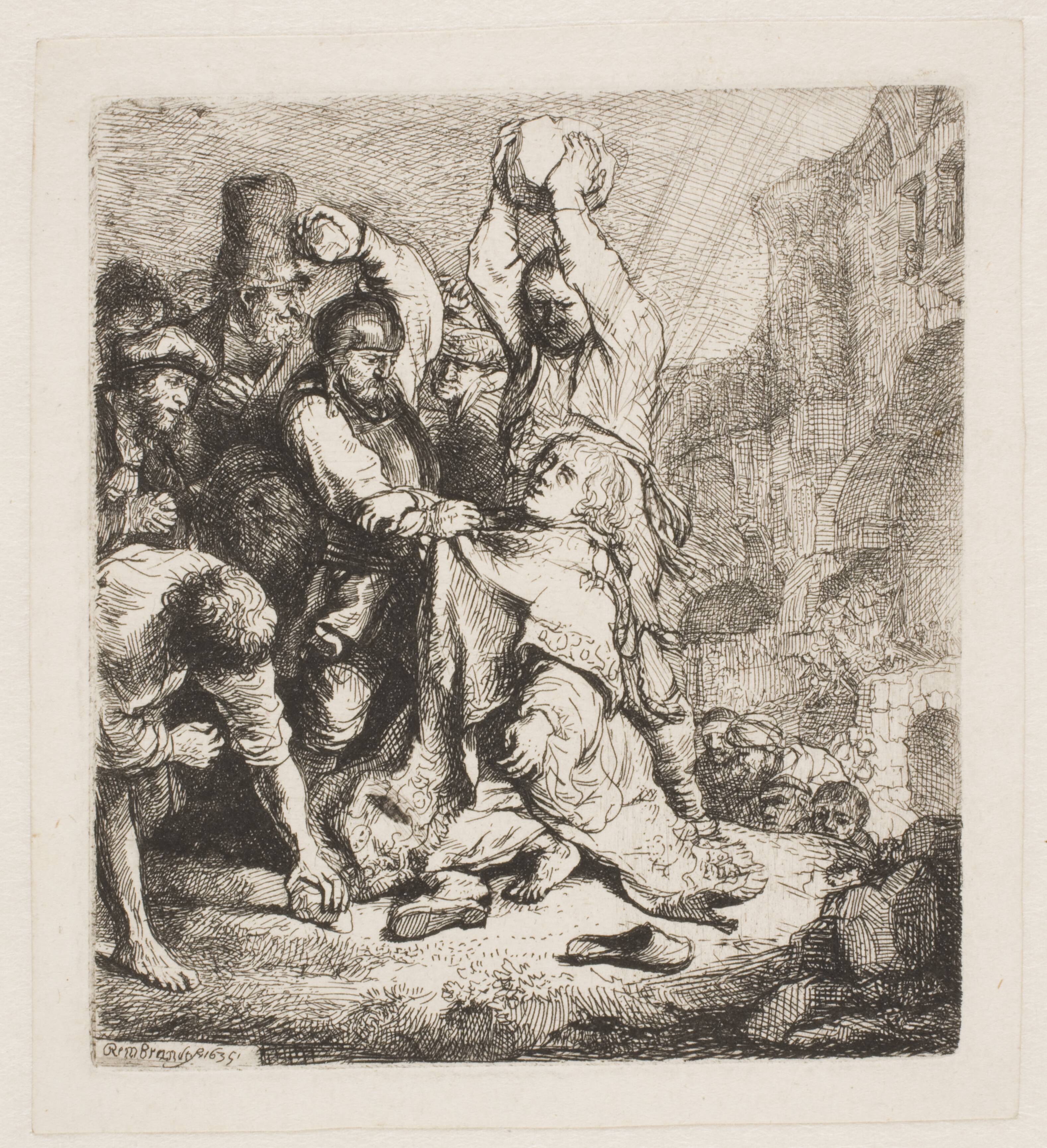 The stoning of S. Stephen