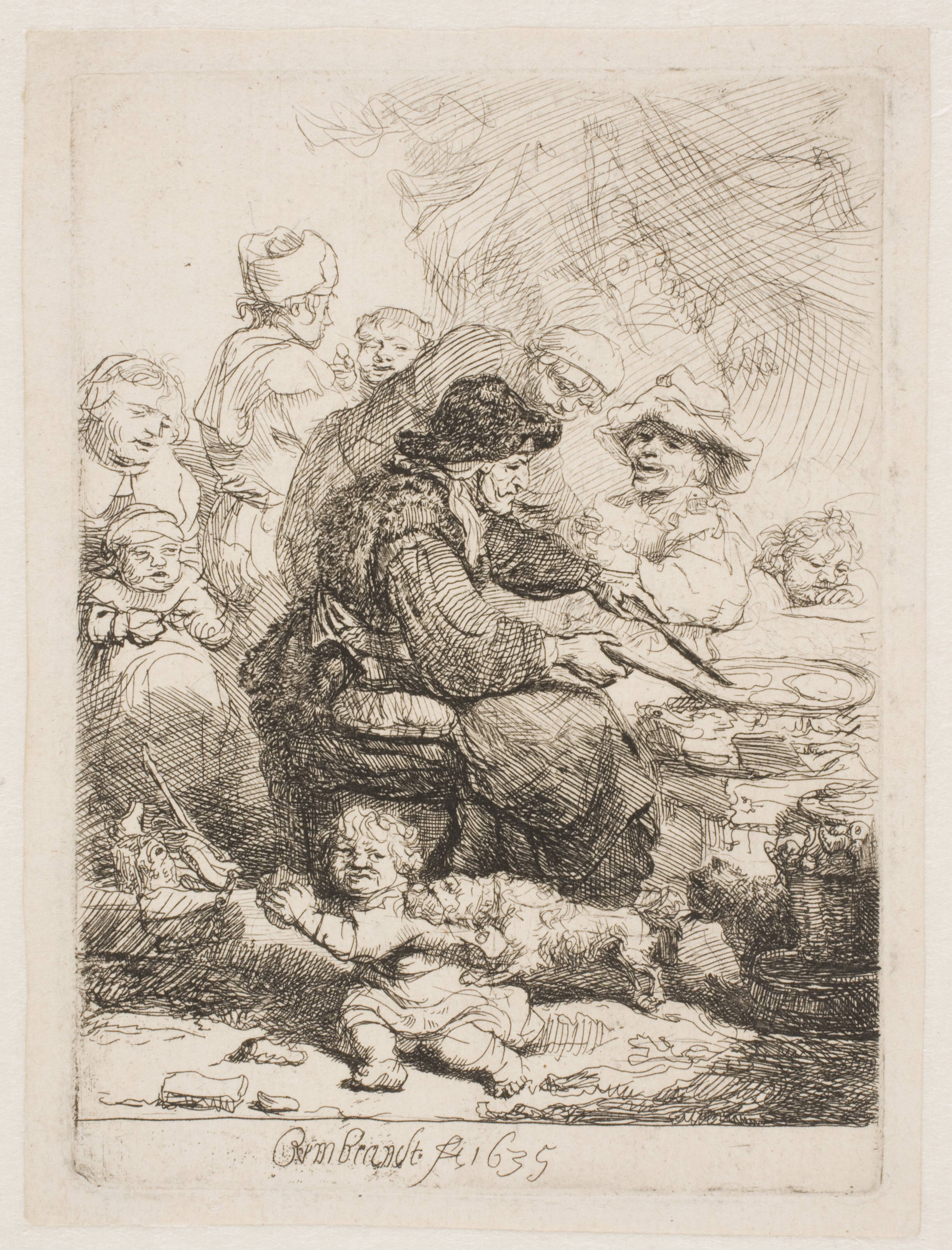 The pancake woman