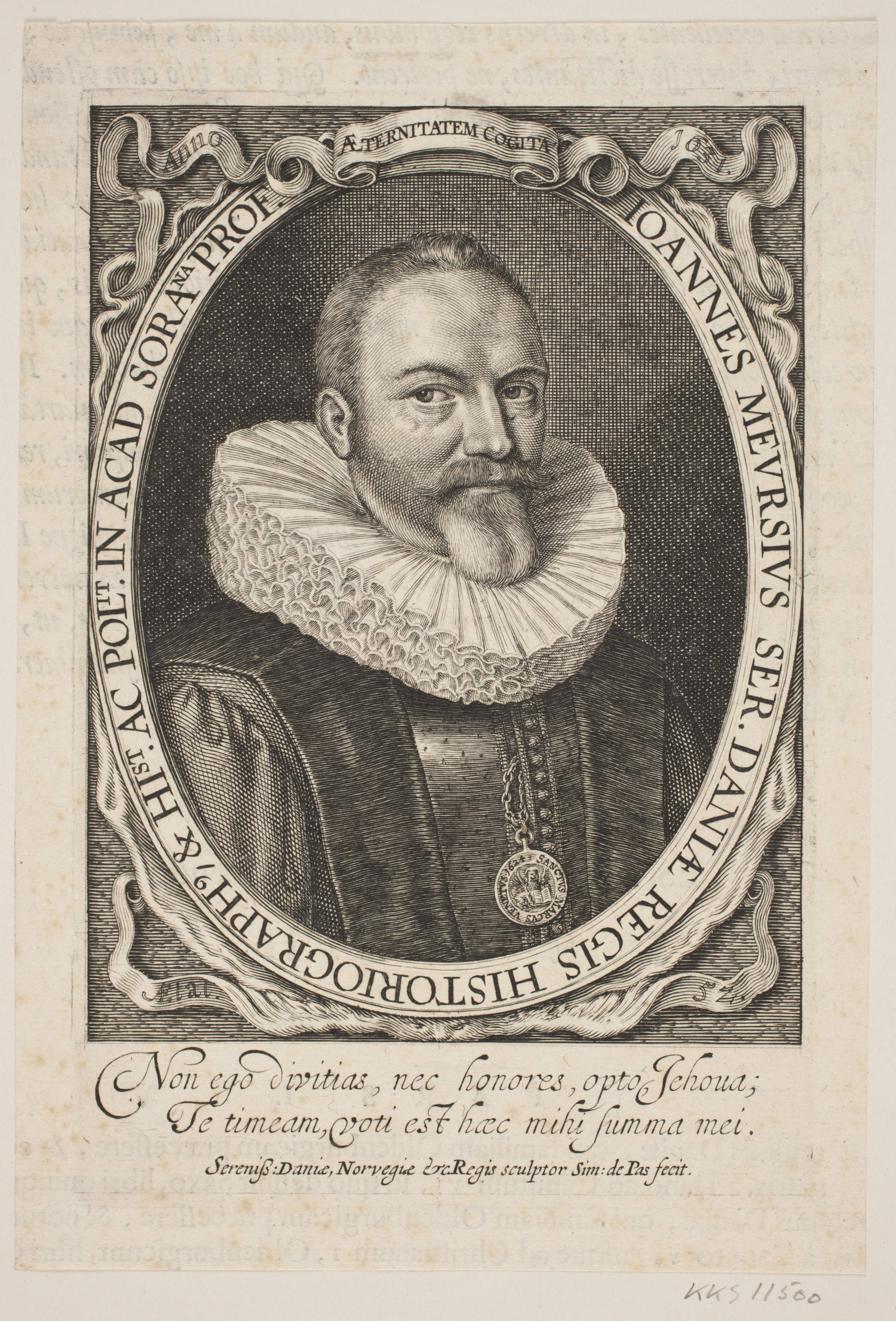 Johannes Meursius, kongelig histograf