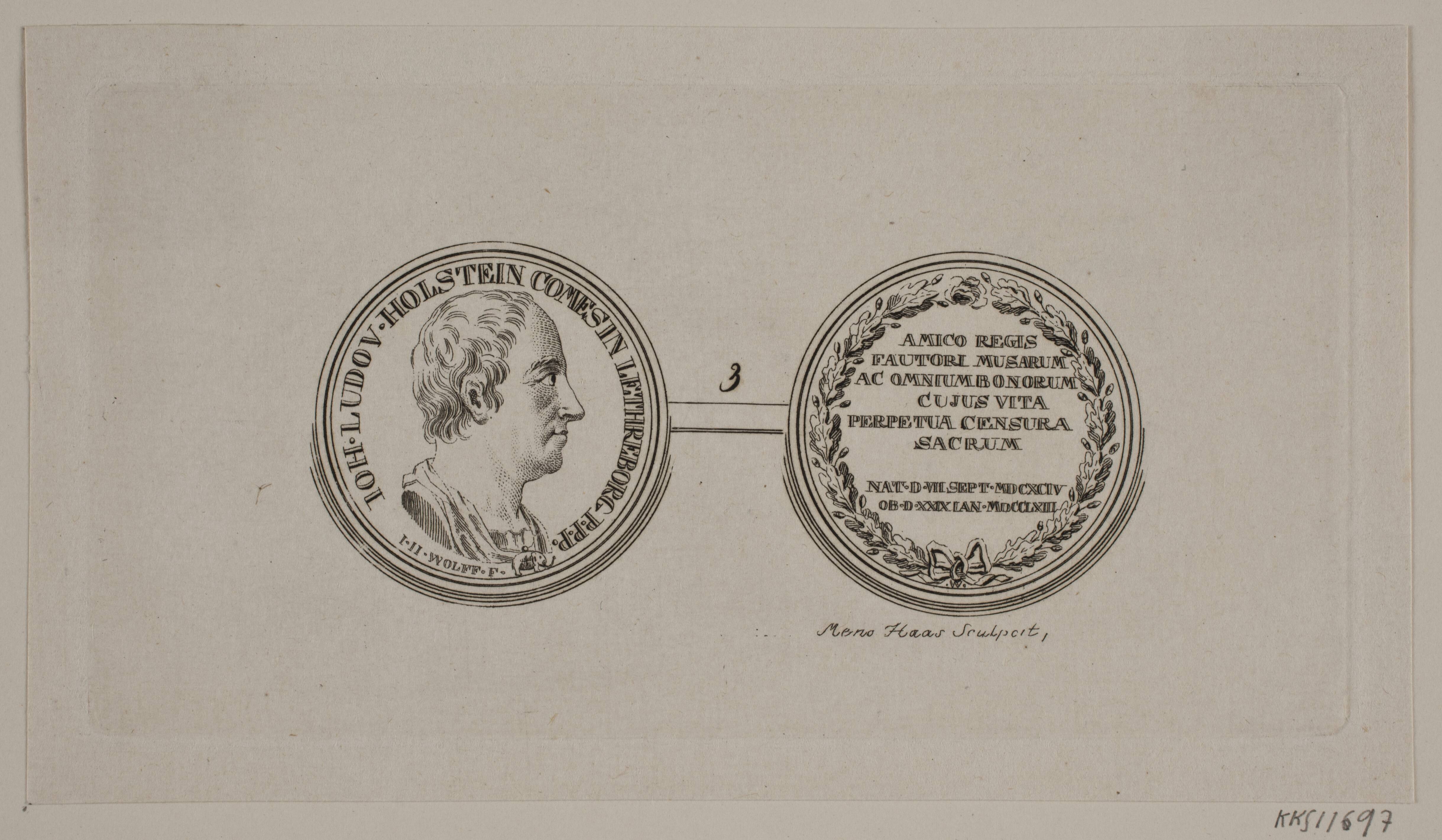 Medaille. J. L. Holstein