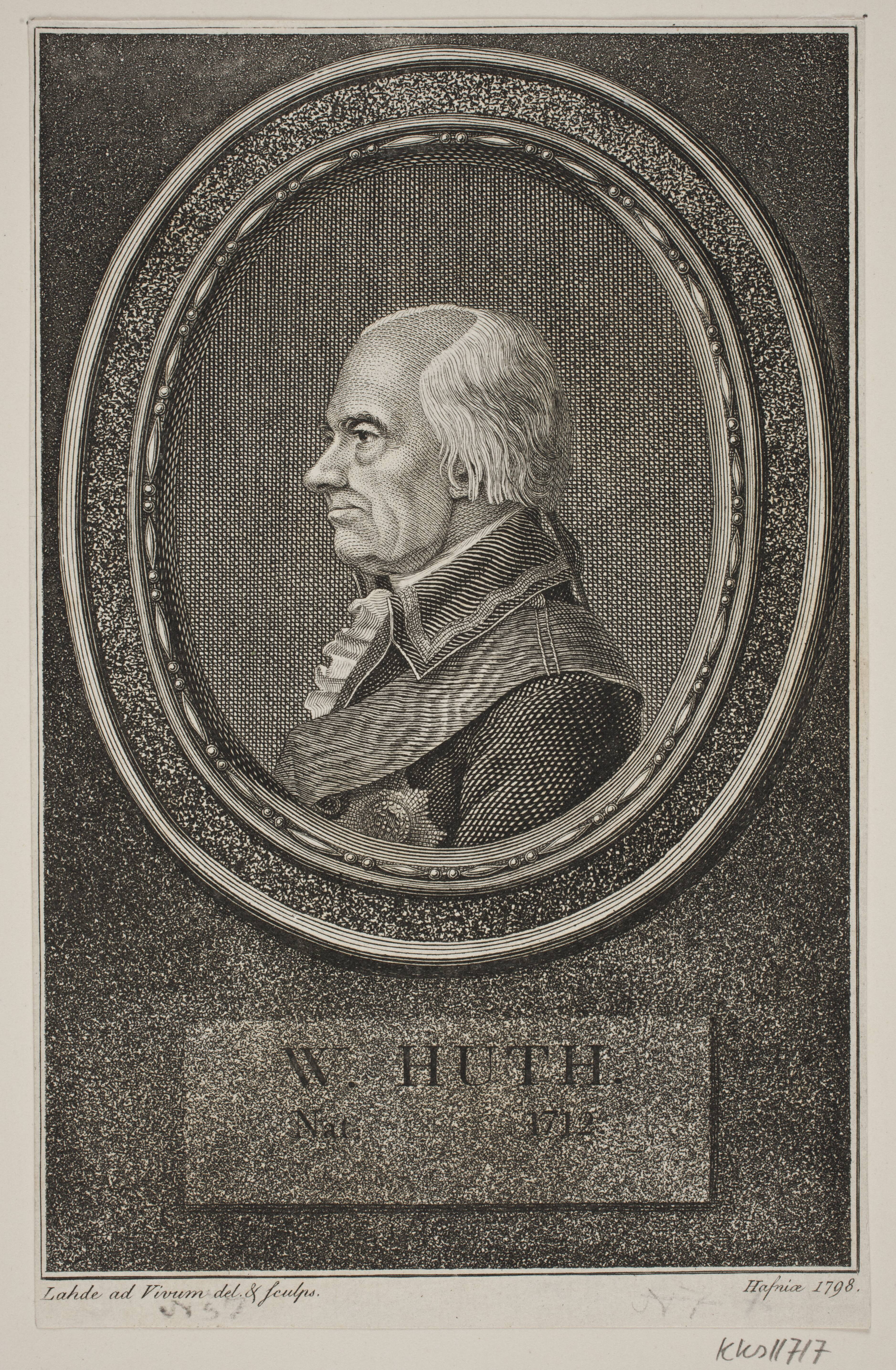 Portræt af W. Huth