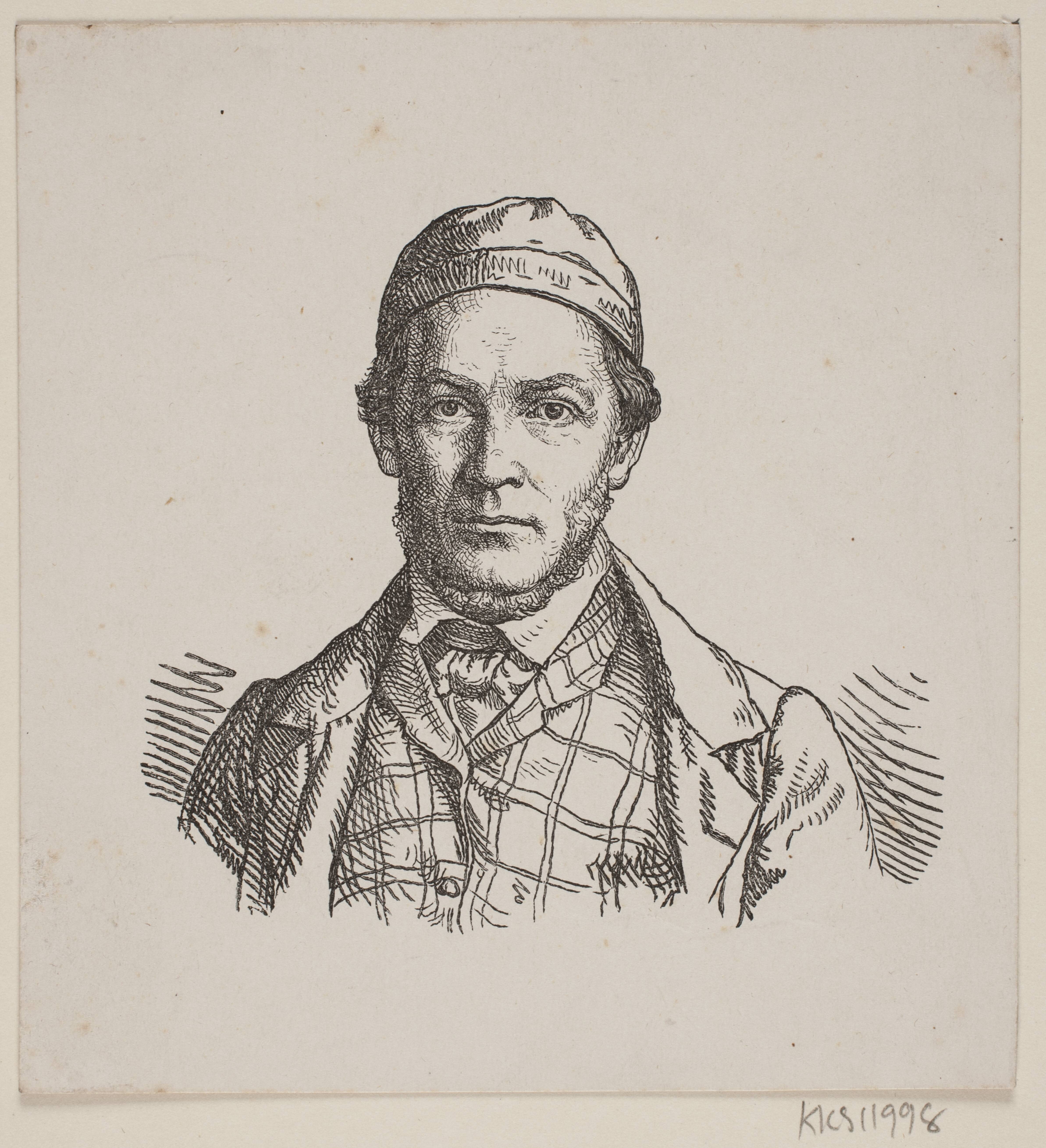 Portræt af M. G. Bindesbøll