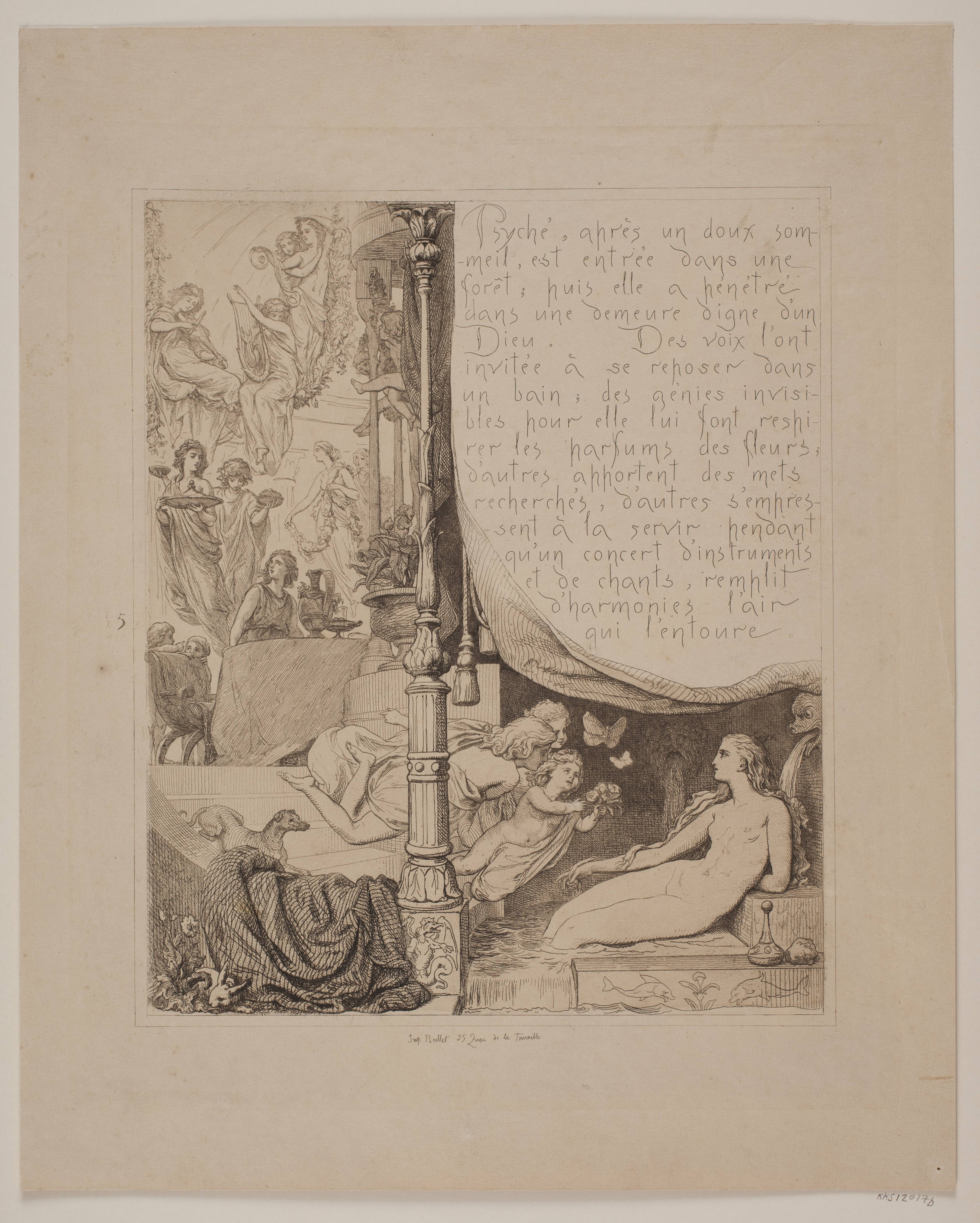 Illustration nr. 5 til "L`Amour et Psyché"