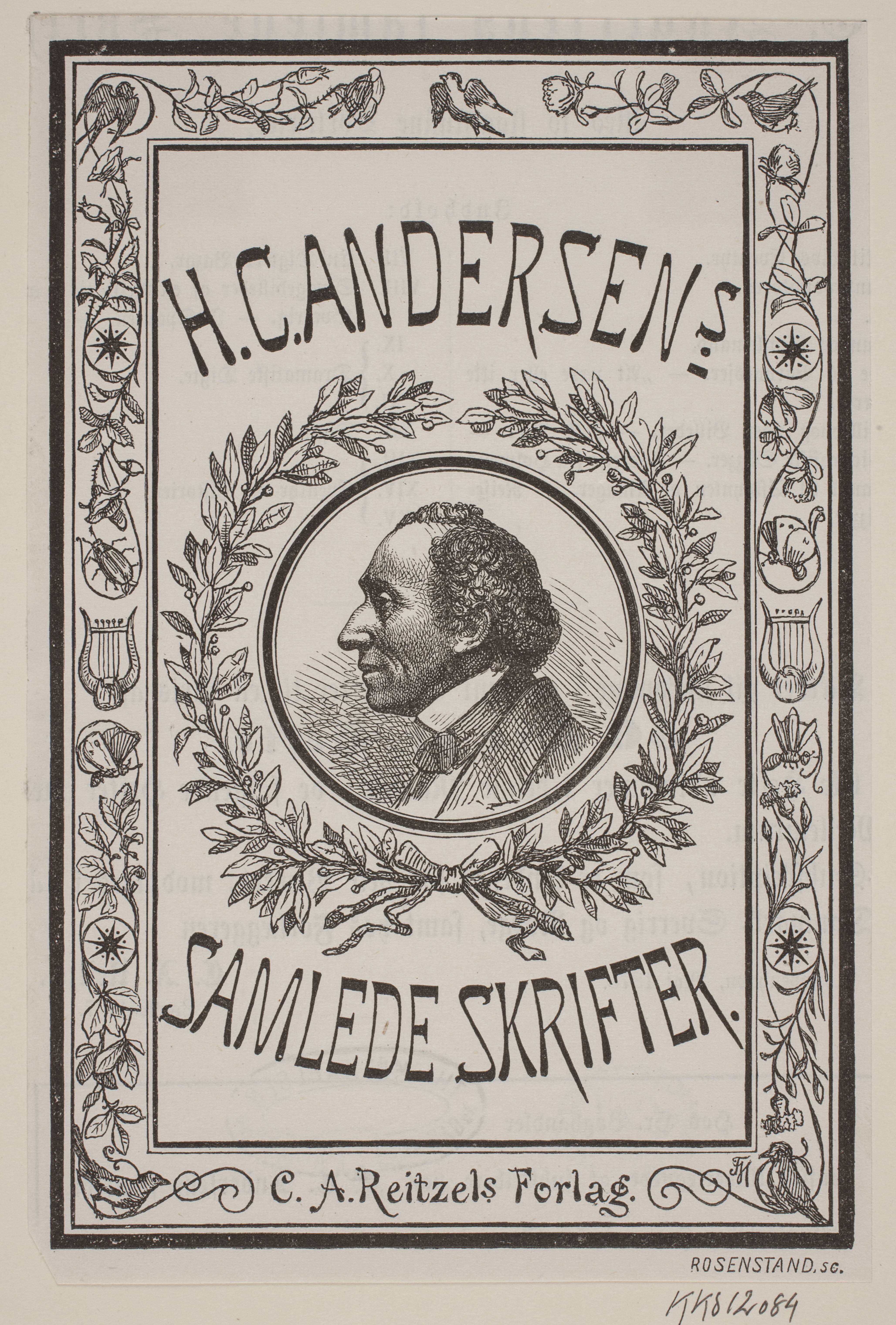 Omslag til H. C. Andersens samlede skrifter