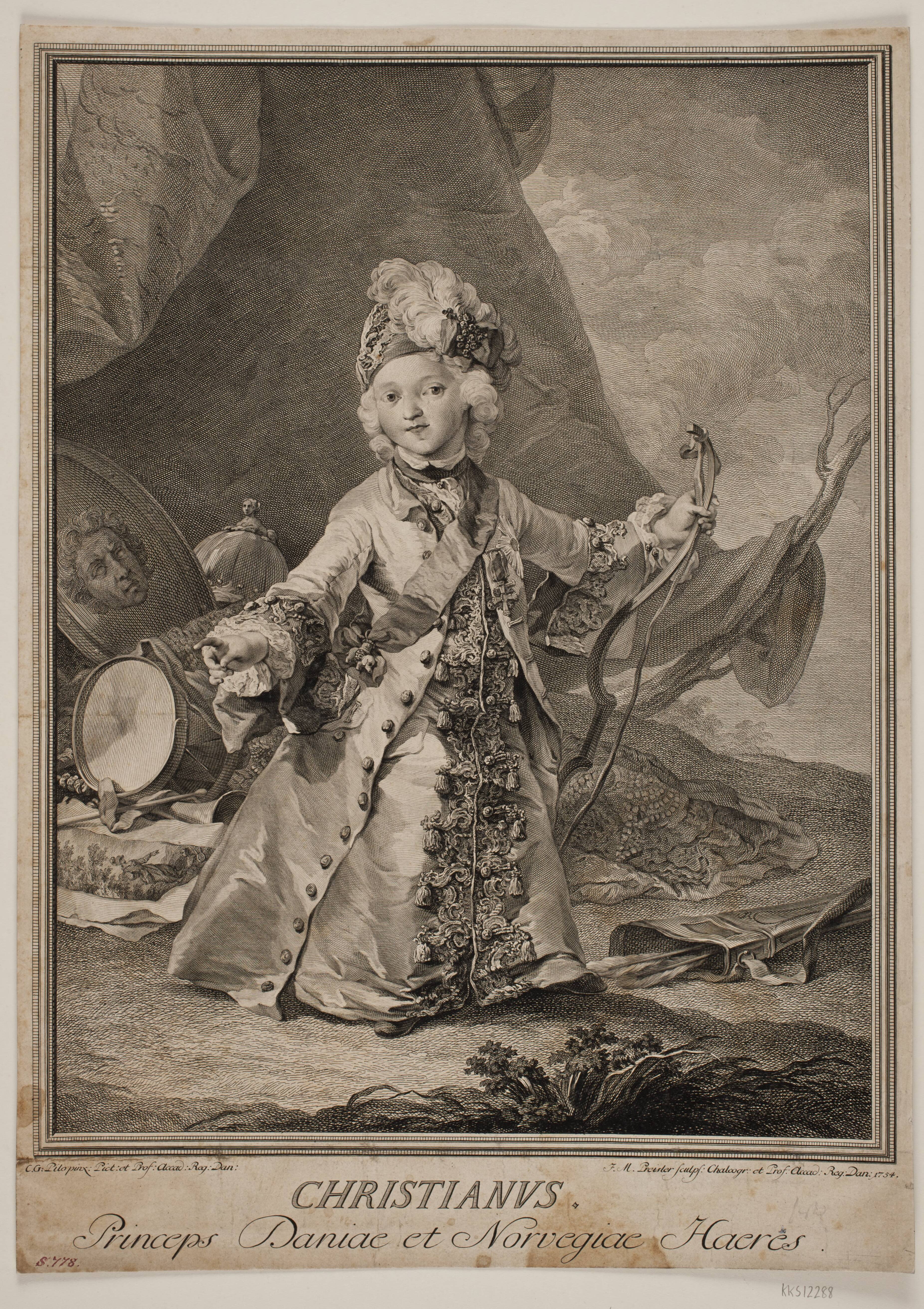 Christian VII som barn