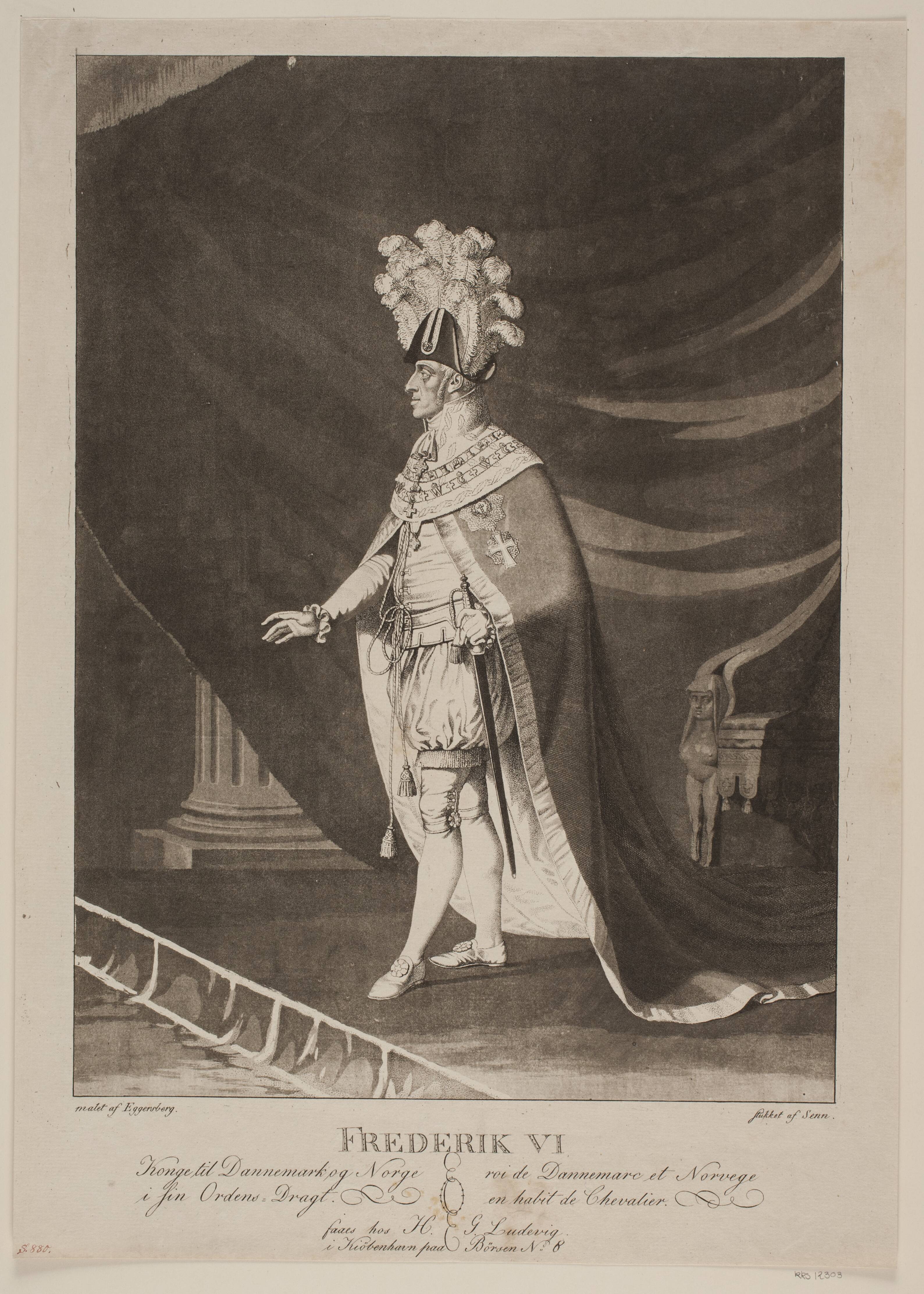 Frederik VI i ordensdragt