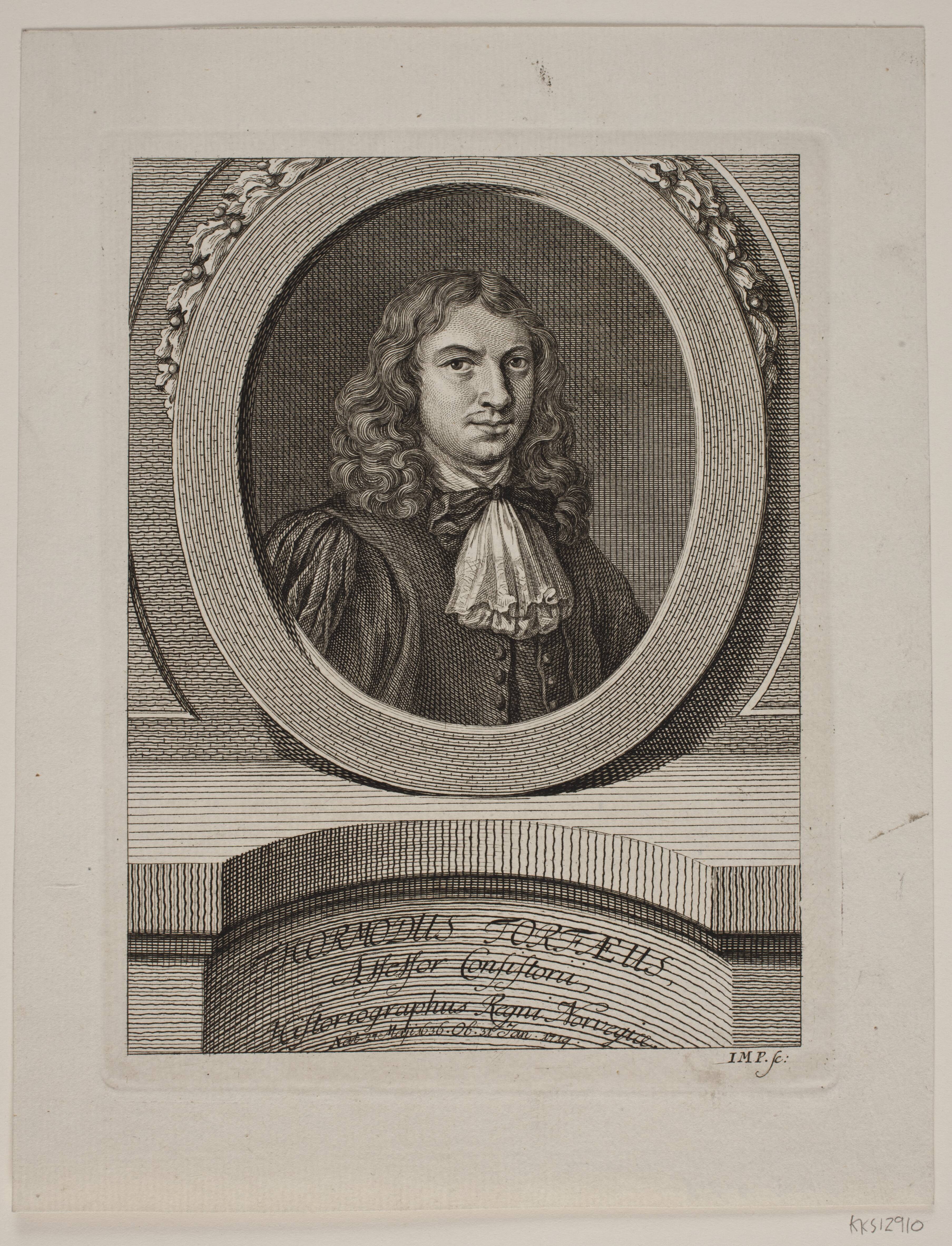 Thormod Torfæus. Titelkobber til Torfæana 1777