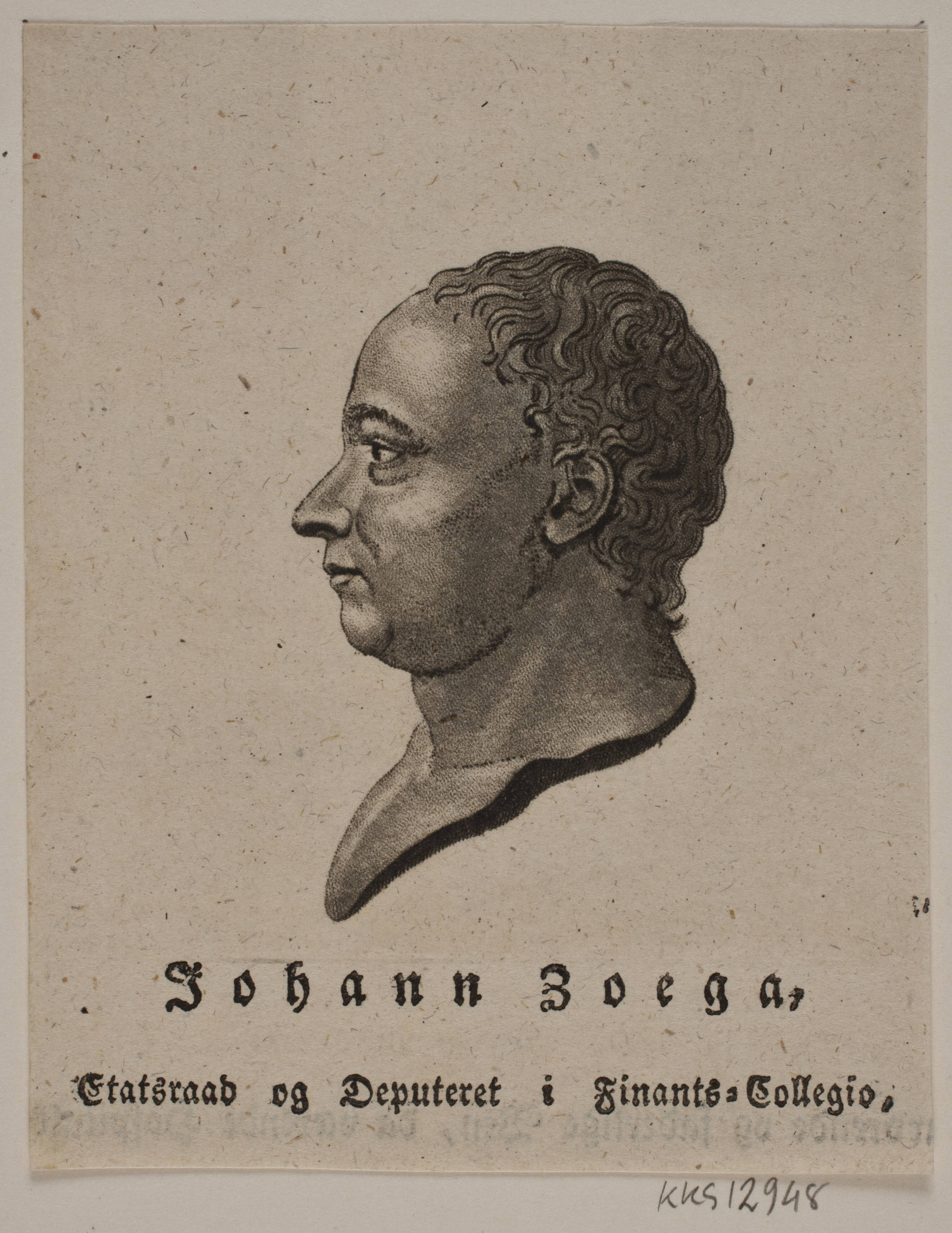 Johann Zoega, illustration til "Mindesmærker ved København"