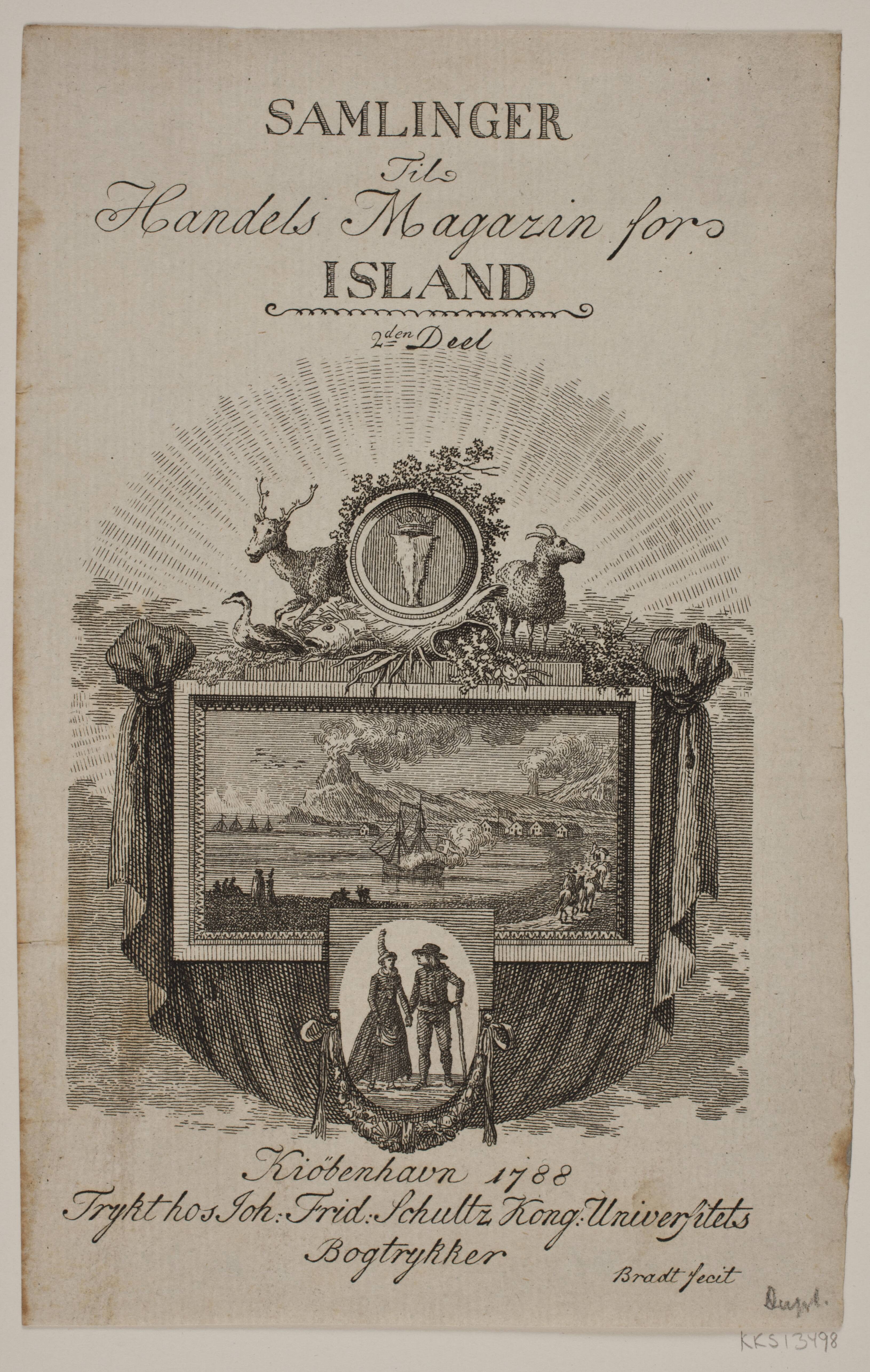 Titelblad til "Handelsmagazin for Island", 2. del