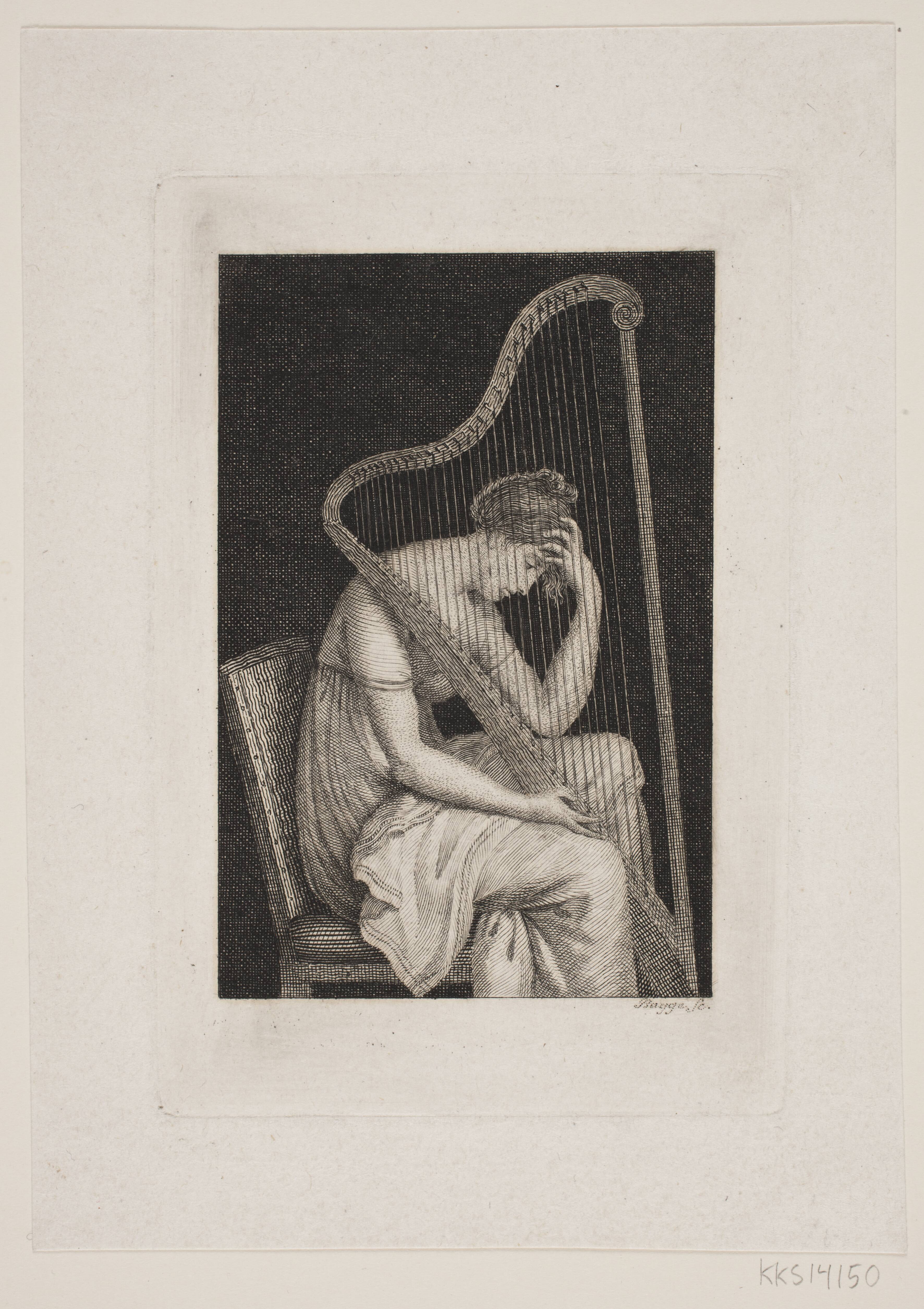 En Kvinde med Harpe