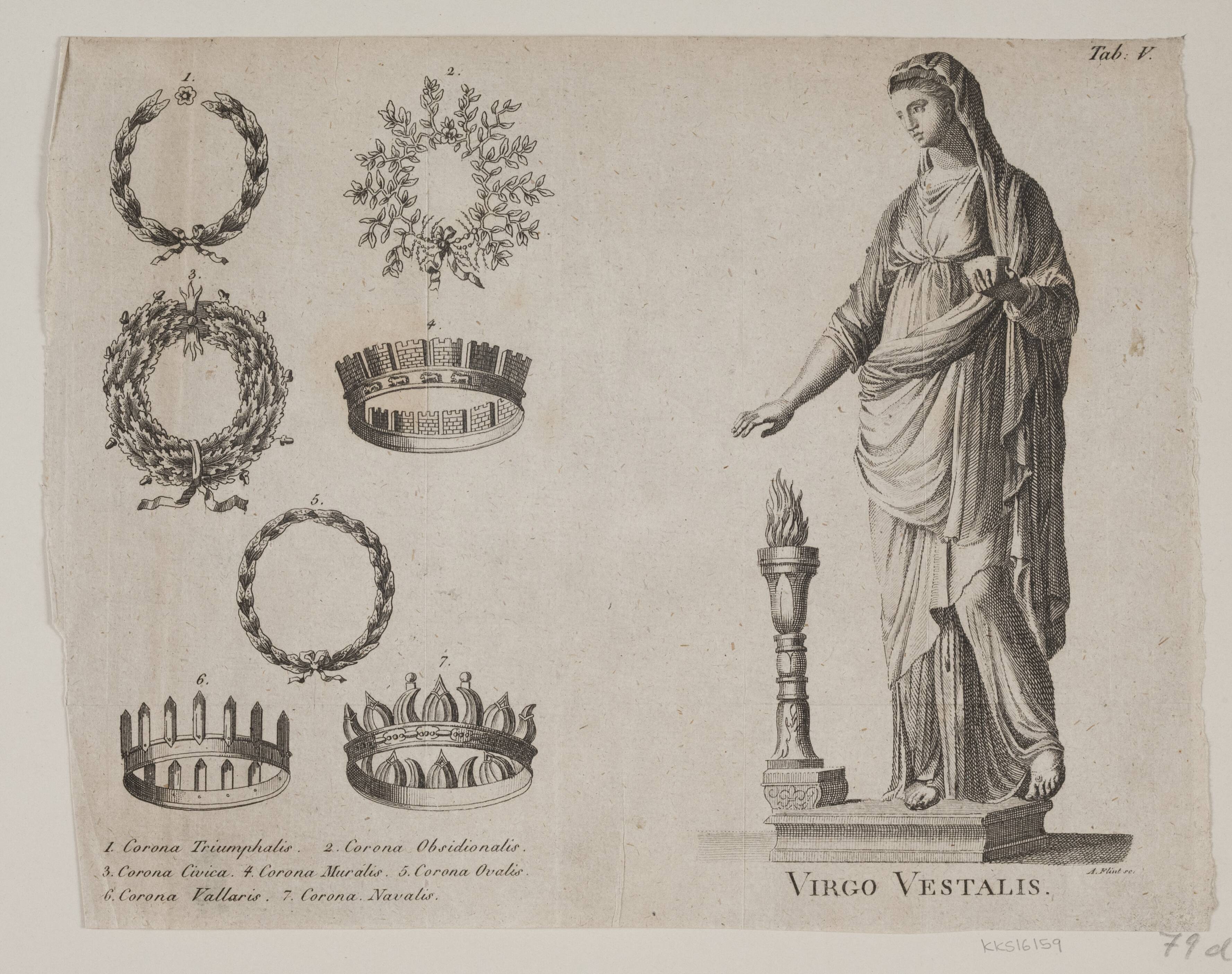 Corona Triumphalis og Virgo Vestalis
