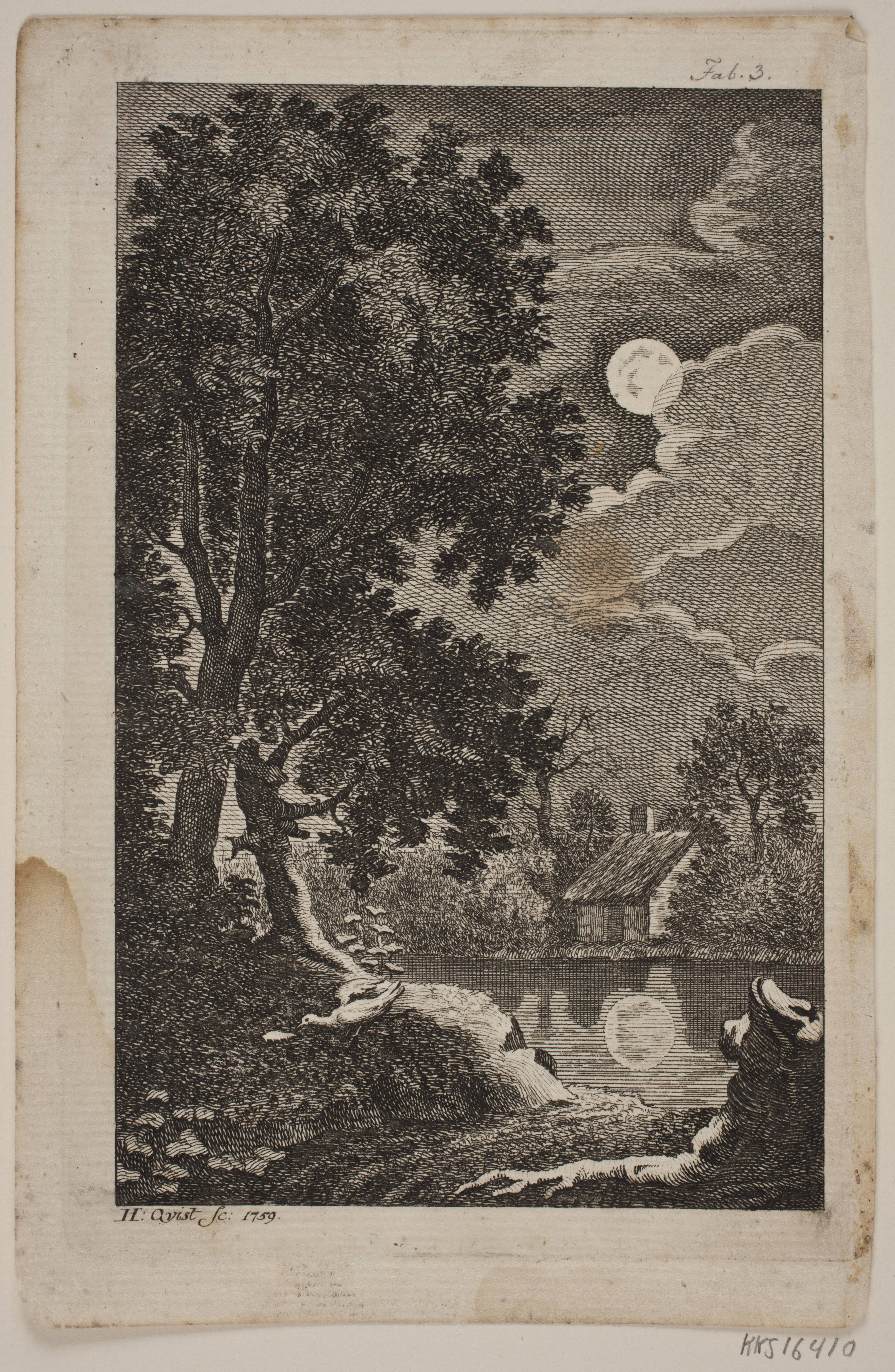Illustration til "Fabler for det smukke Kiön"
