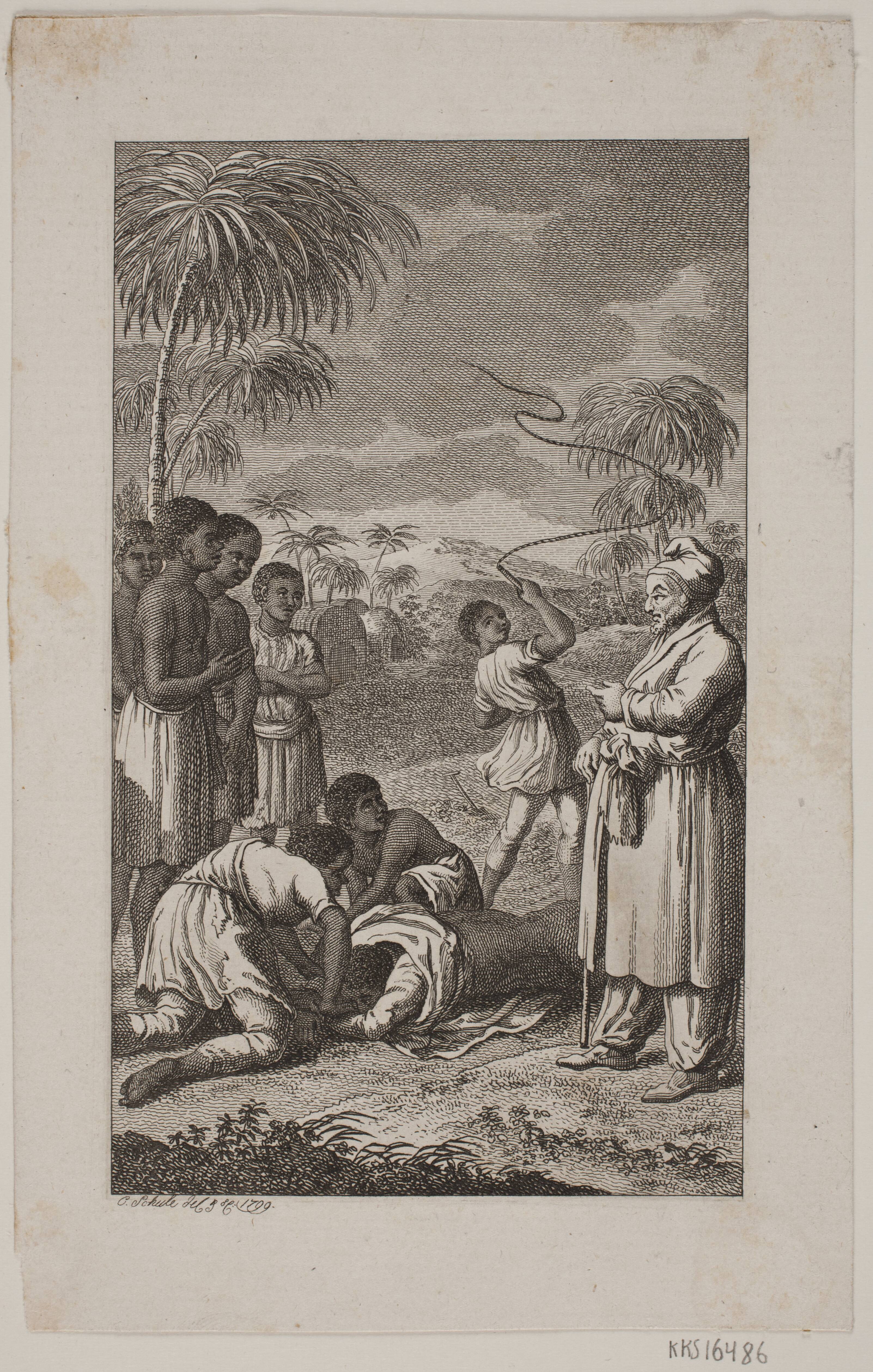 Sort slave der piskes