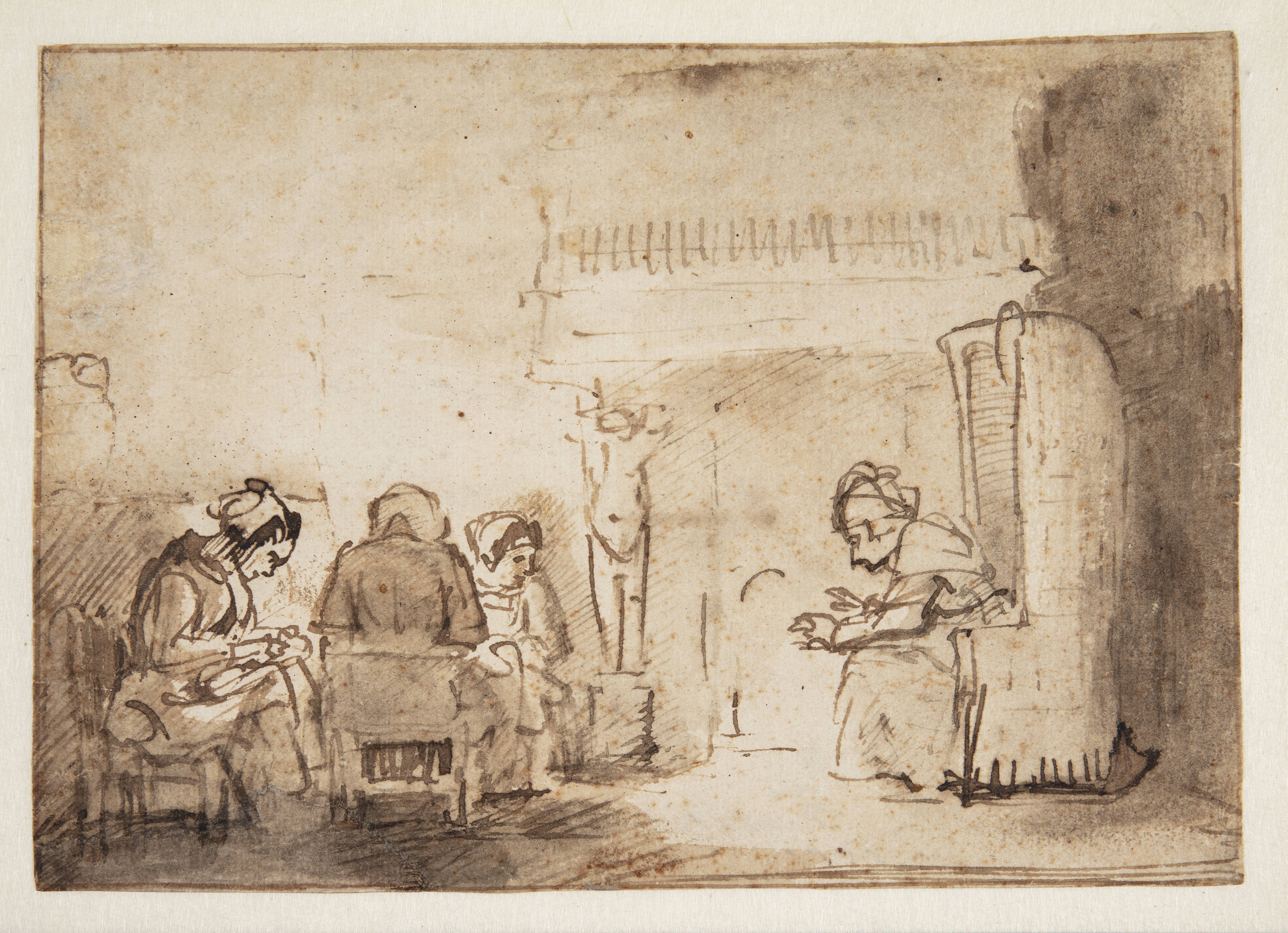 The Women at the Fireplace in Rembrandt's House