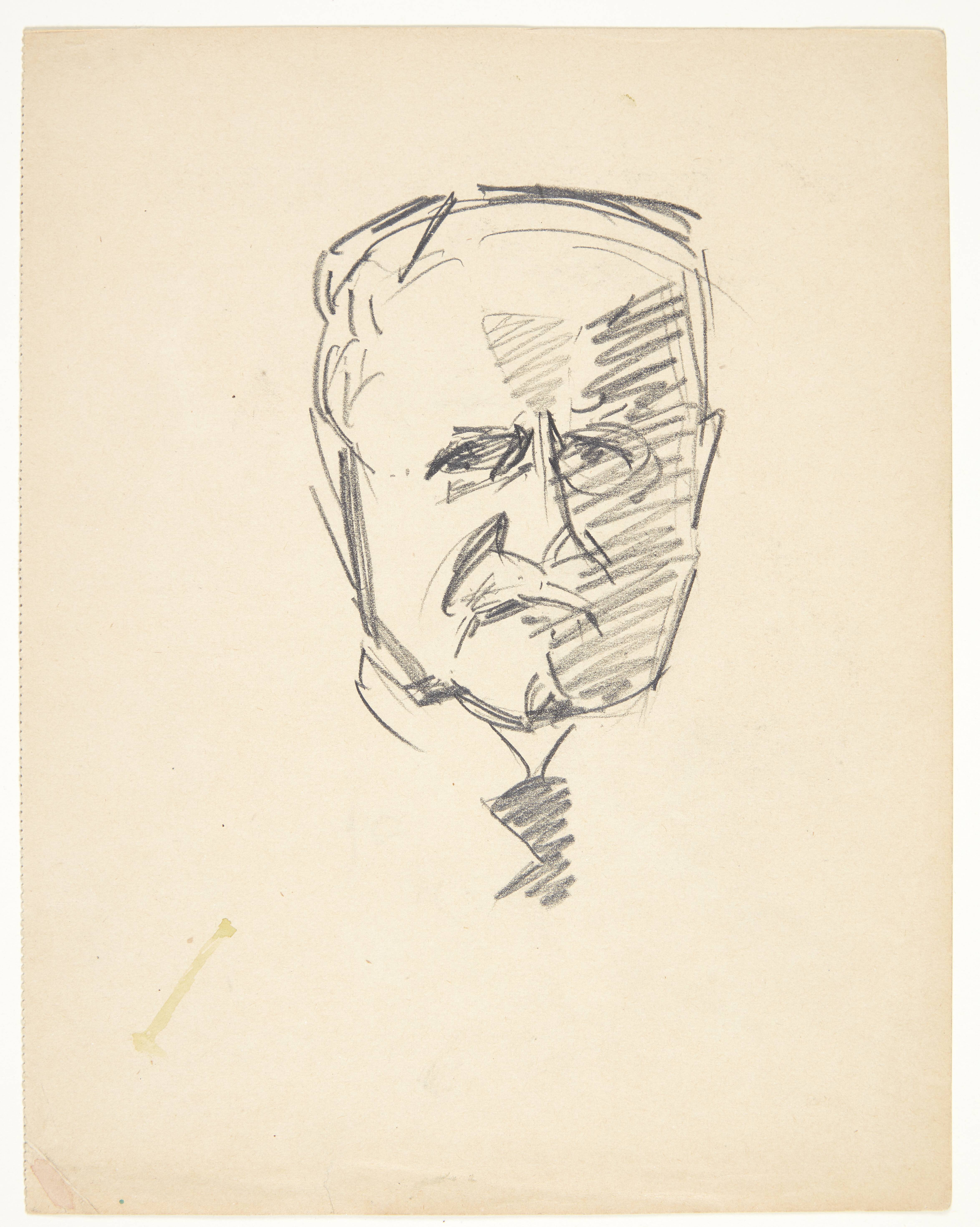 Studie til portræt af dr.med. Carl Lorentzen (1860-1932)