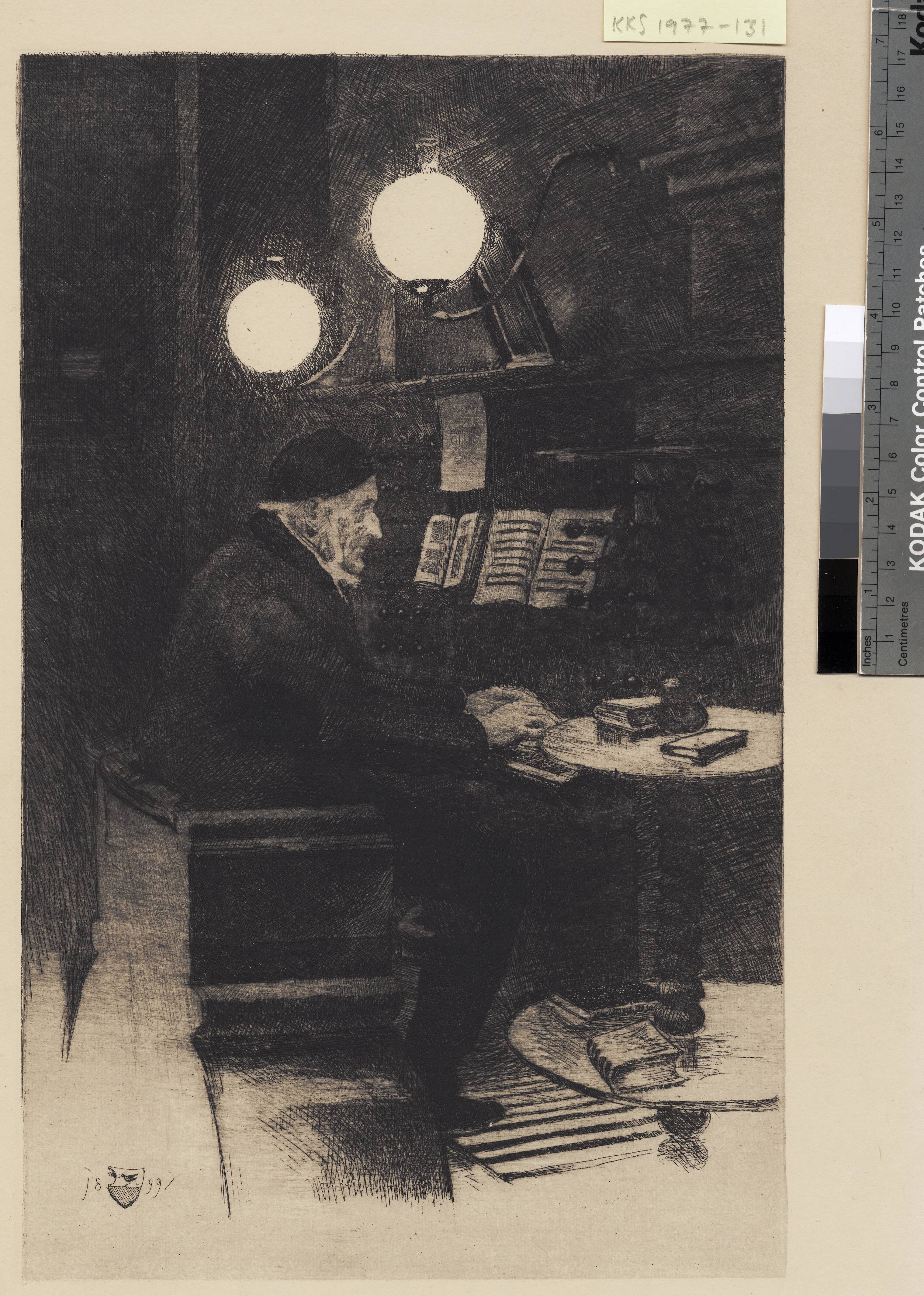 Hartmann spiller orgel