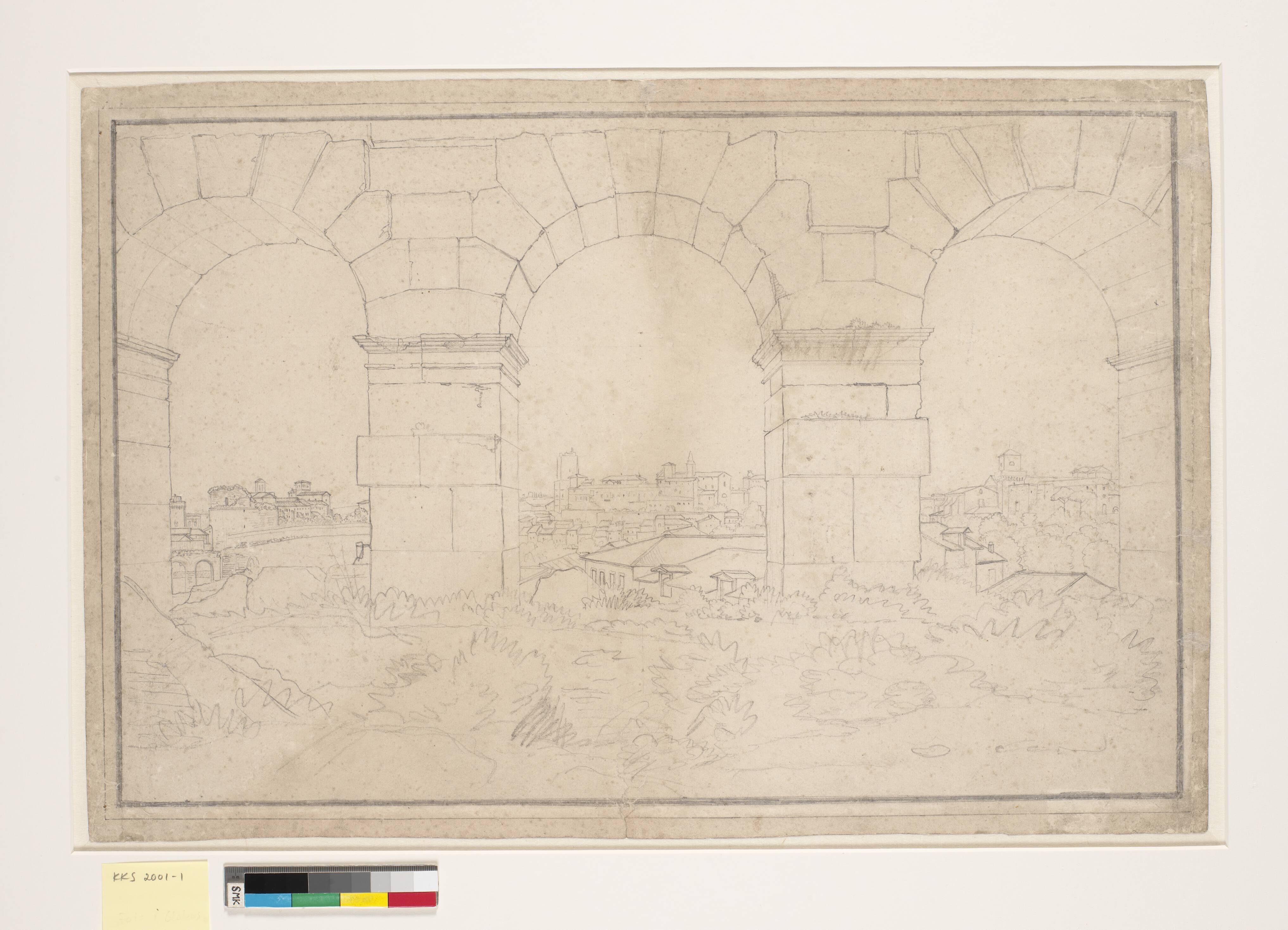 View Through Three of the Northwestern Arches of the Third Storey of the Colosseum