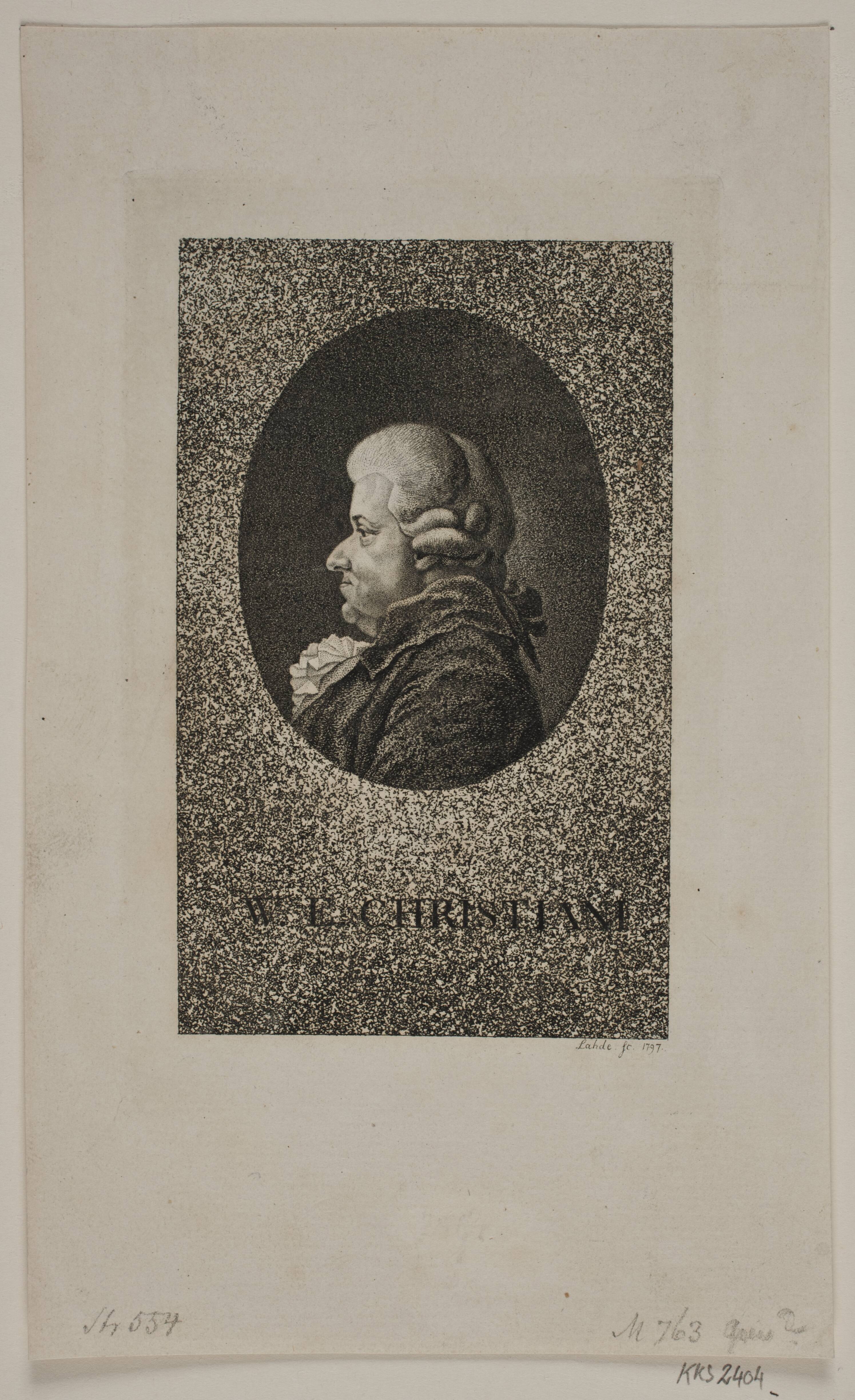 Portræt af Wilhelm Ernst Christiani