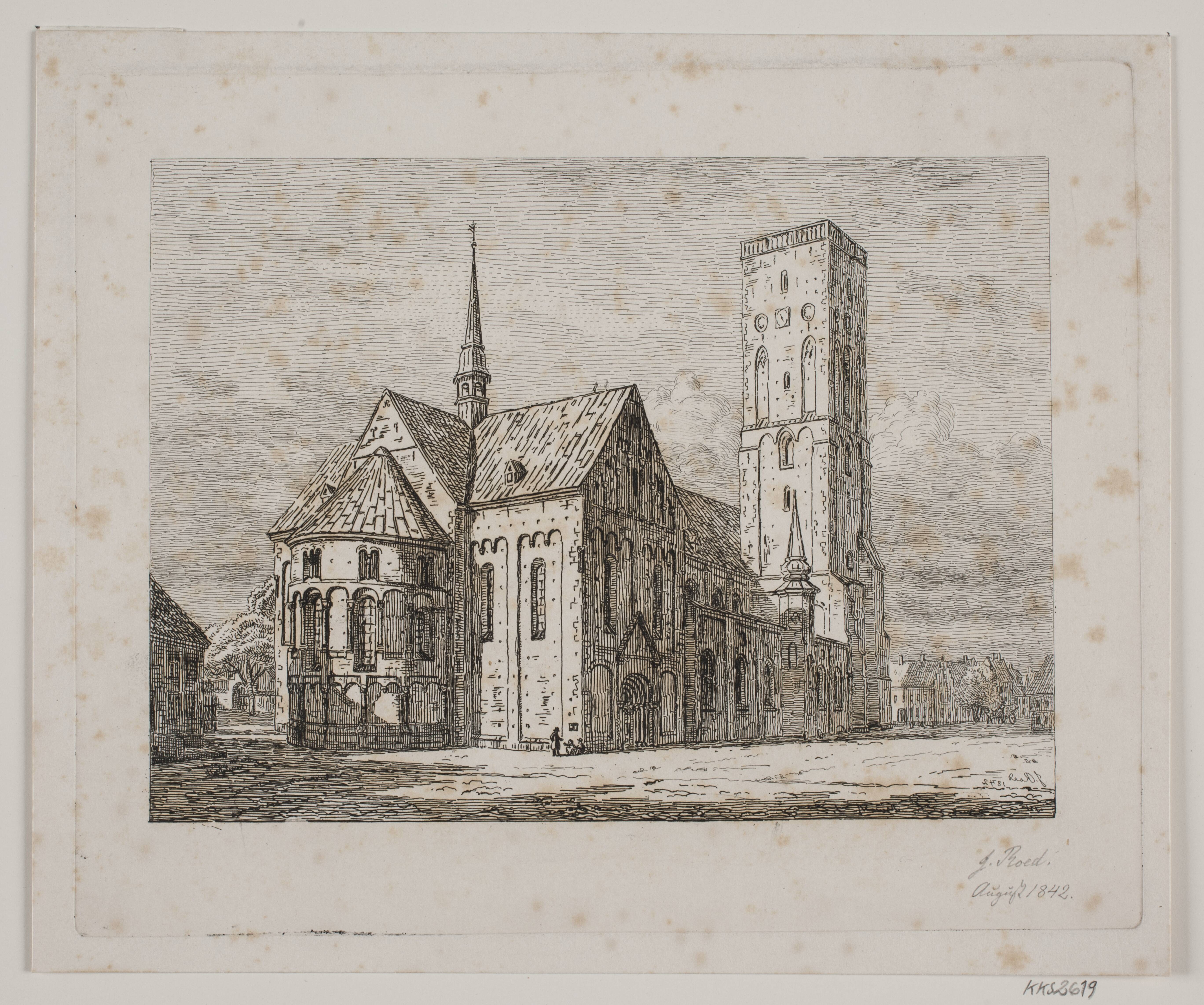 Ribe Domkirke fra den nordøstlige side