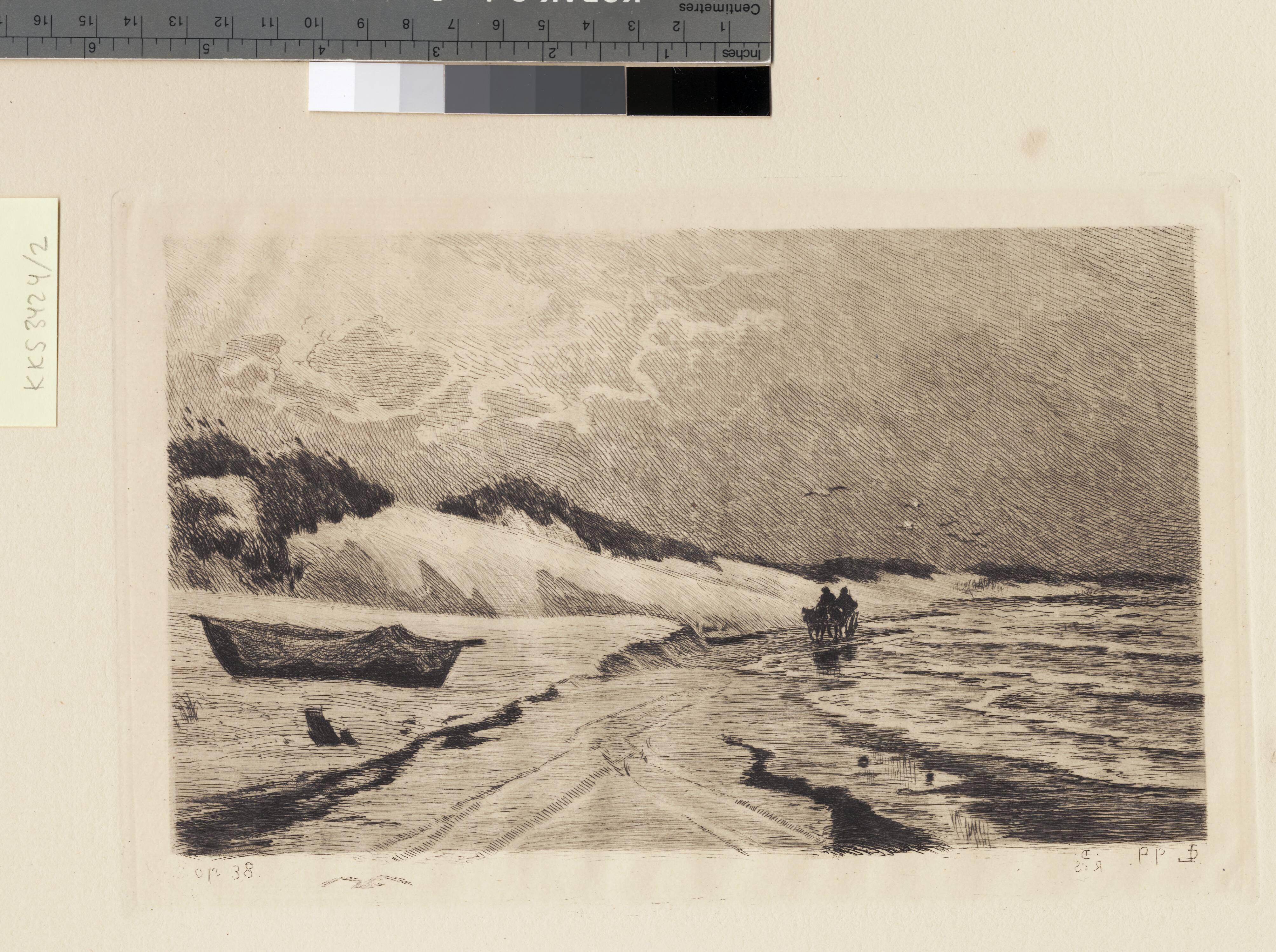 Fra klitterne ved Skagens Sønderstrand