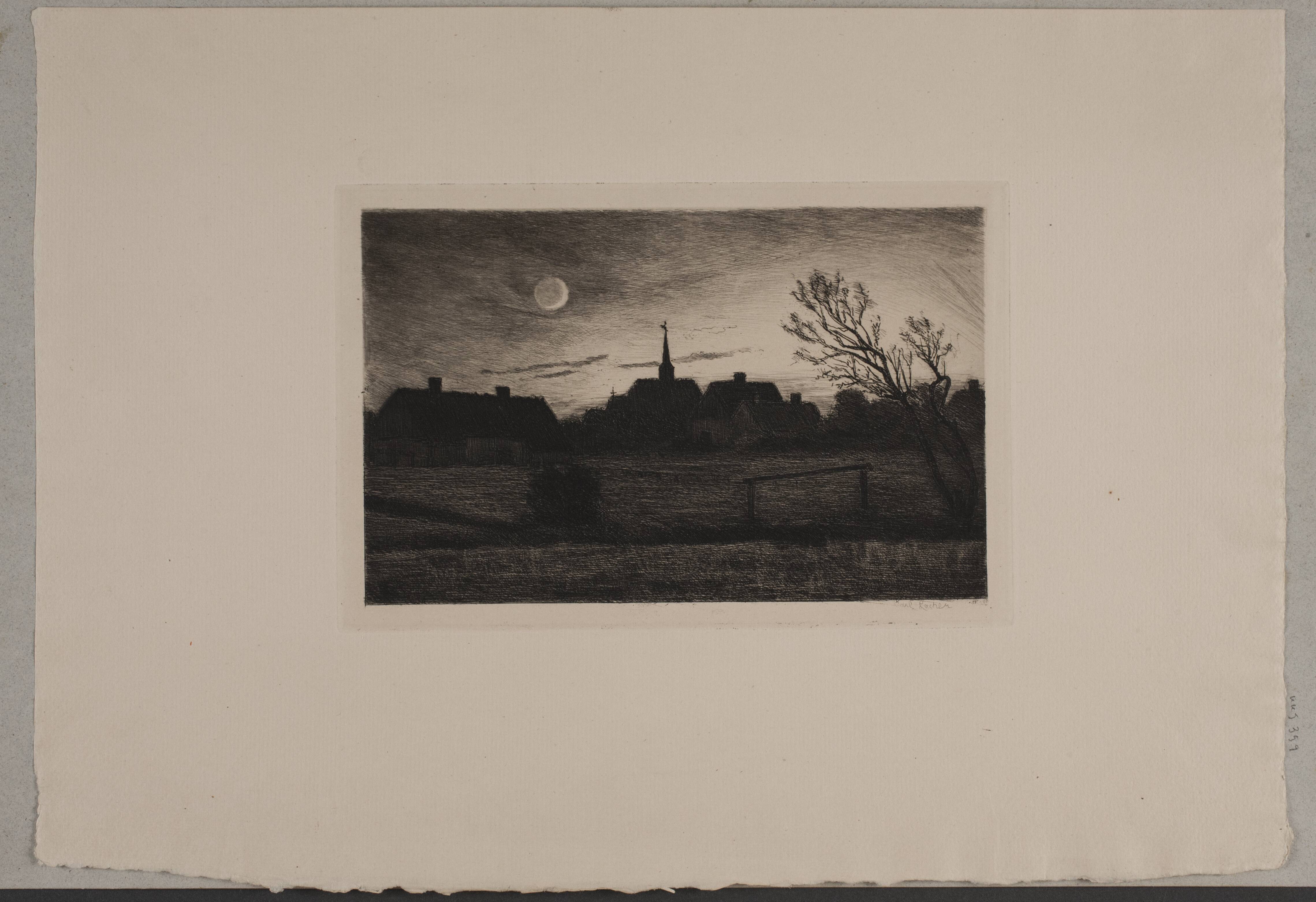 Hornbæk kirke, sommeraften