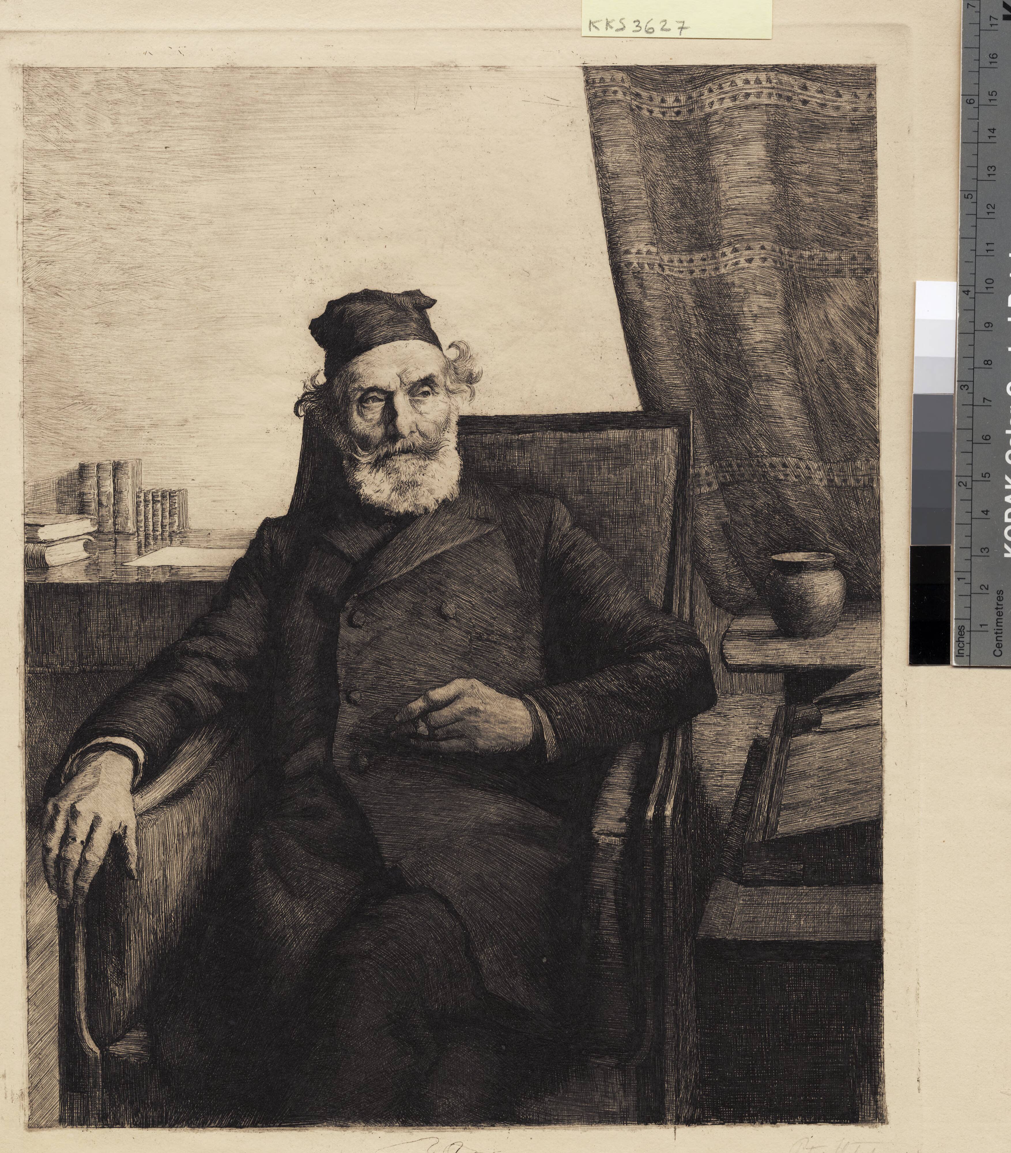 Kunstnerens fader, Jens Peter Ilsted