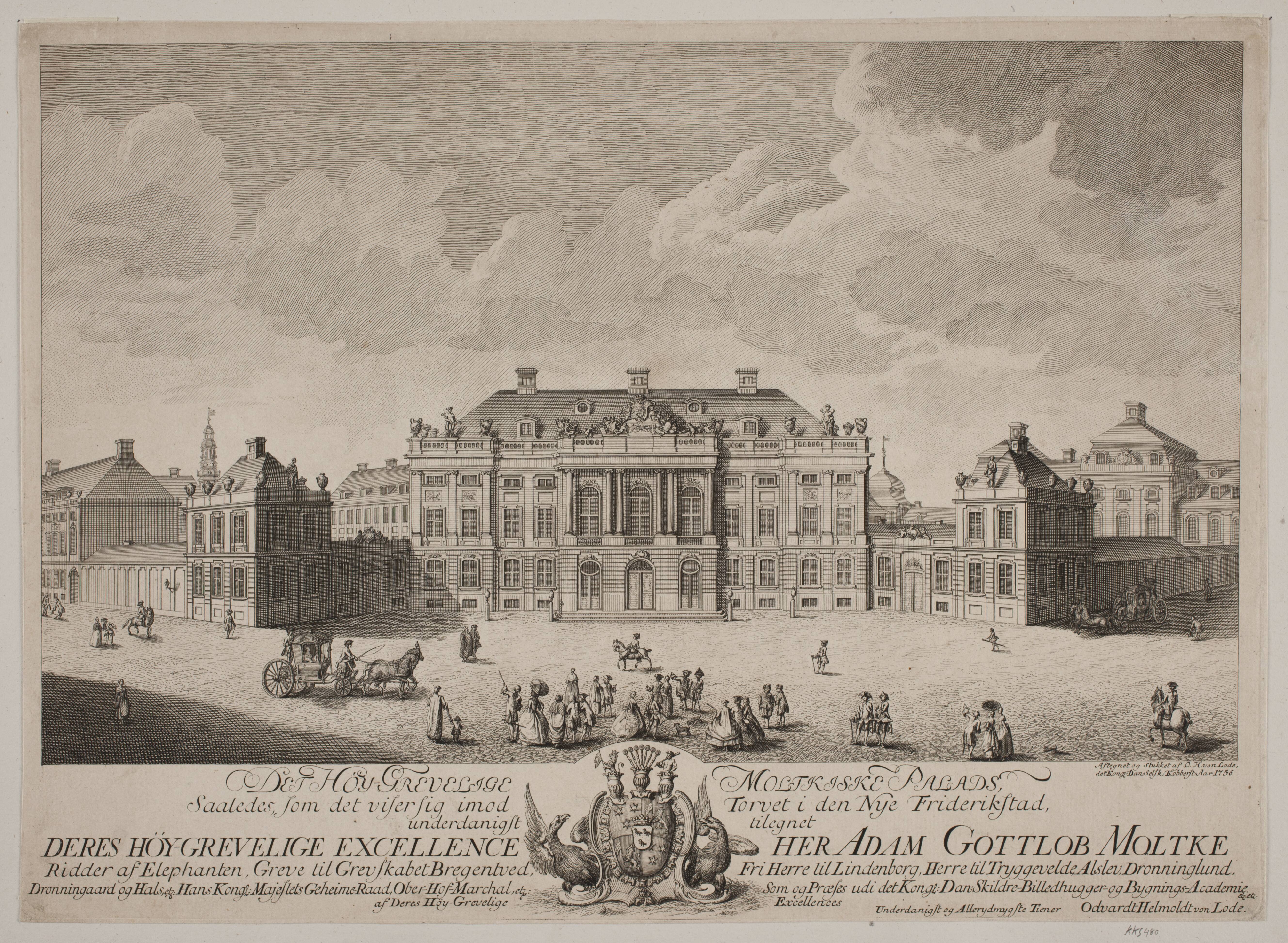 Det Moltkeske Palais på Amalienborg Slotsplads