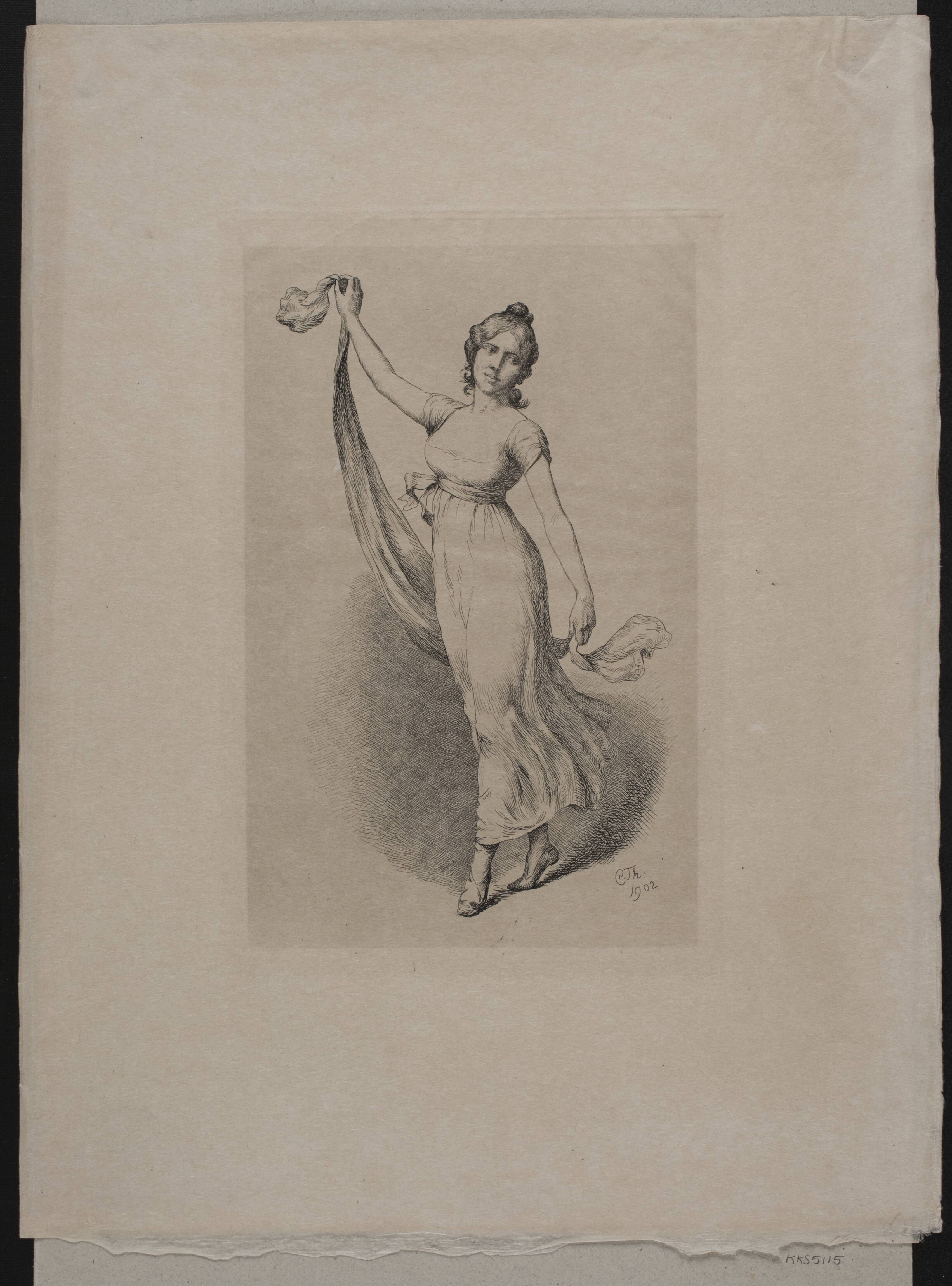 Dansende pige