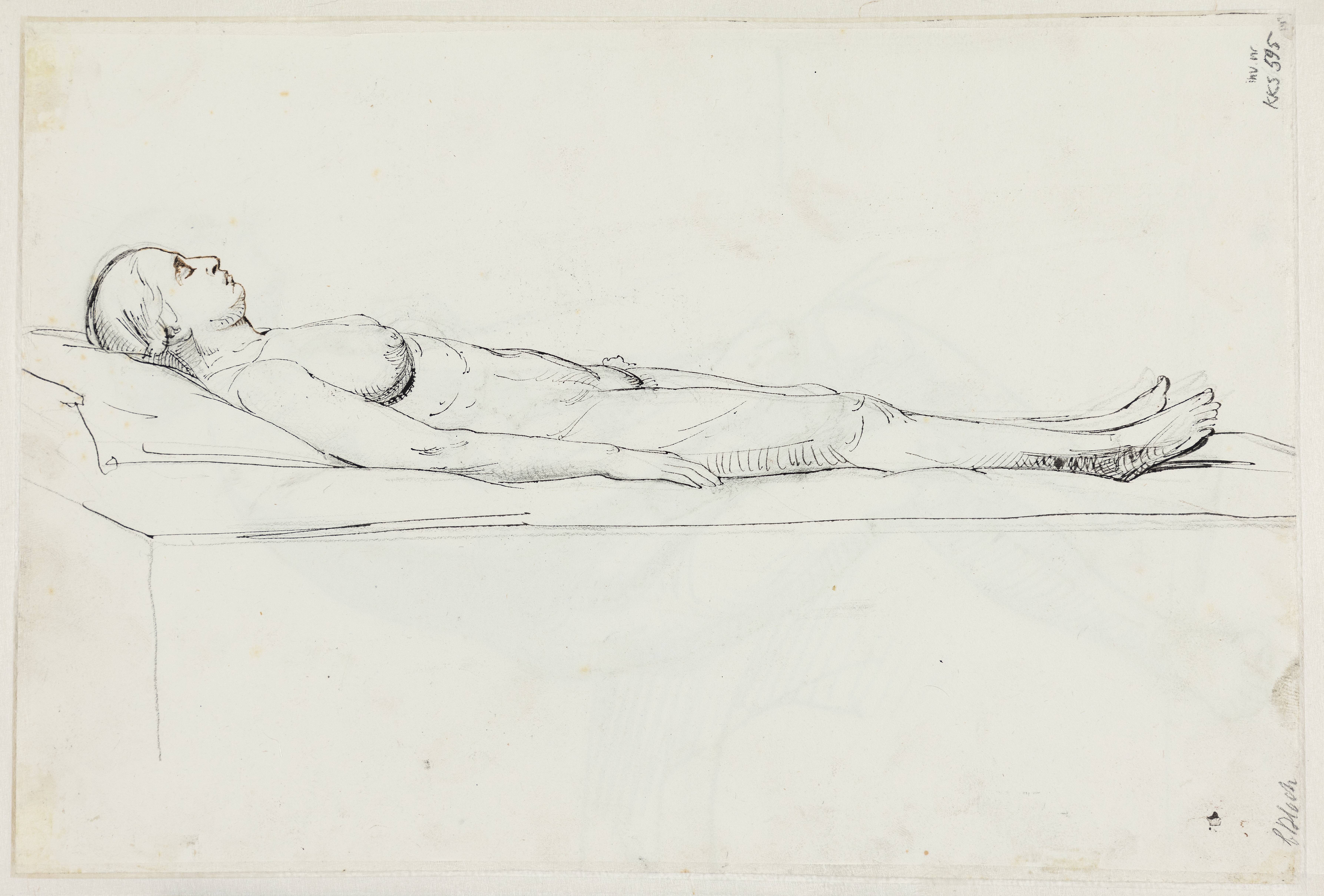 Studier til museets maleri "Jairi datter" (kms835)