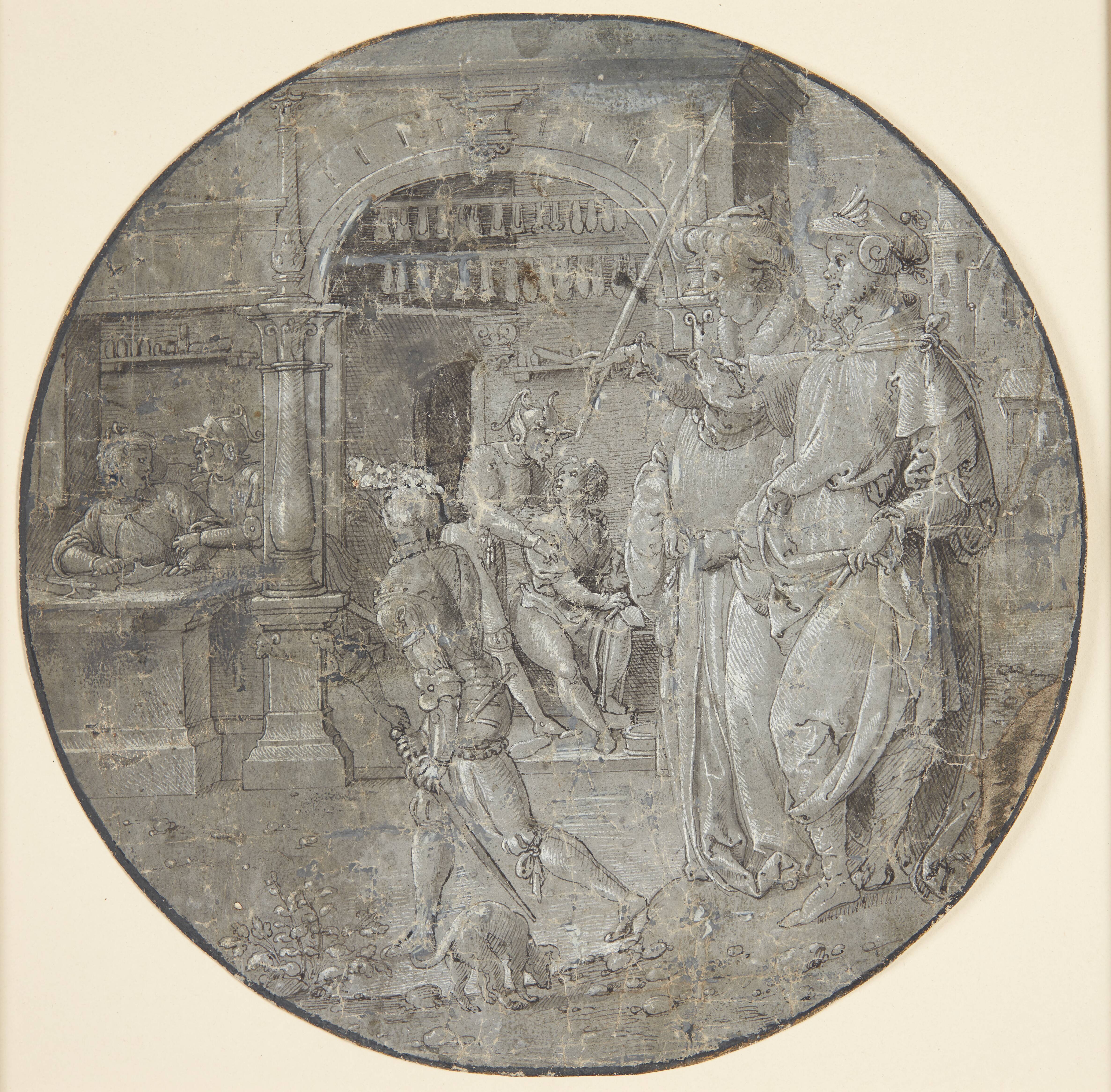 Martyrdom of the Saints Agathope and Theodule: the Two Young Saints Are Taken Prisoner