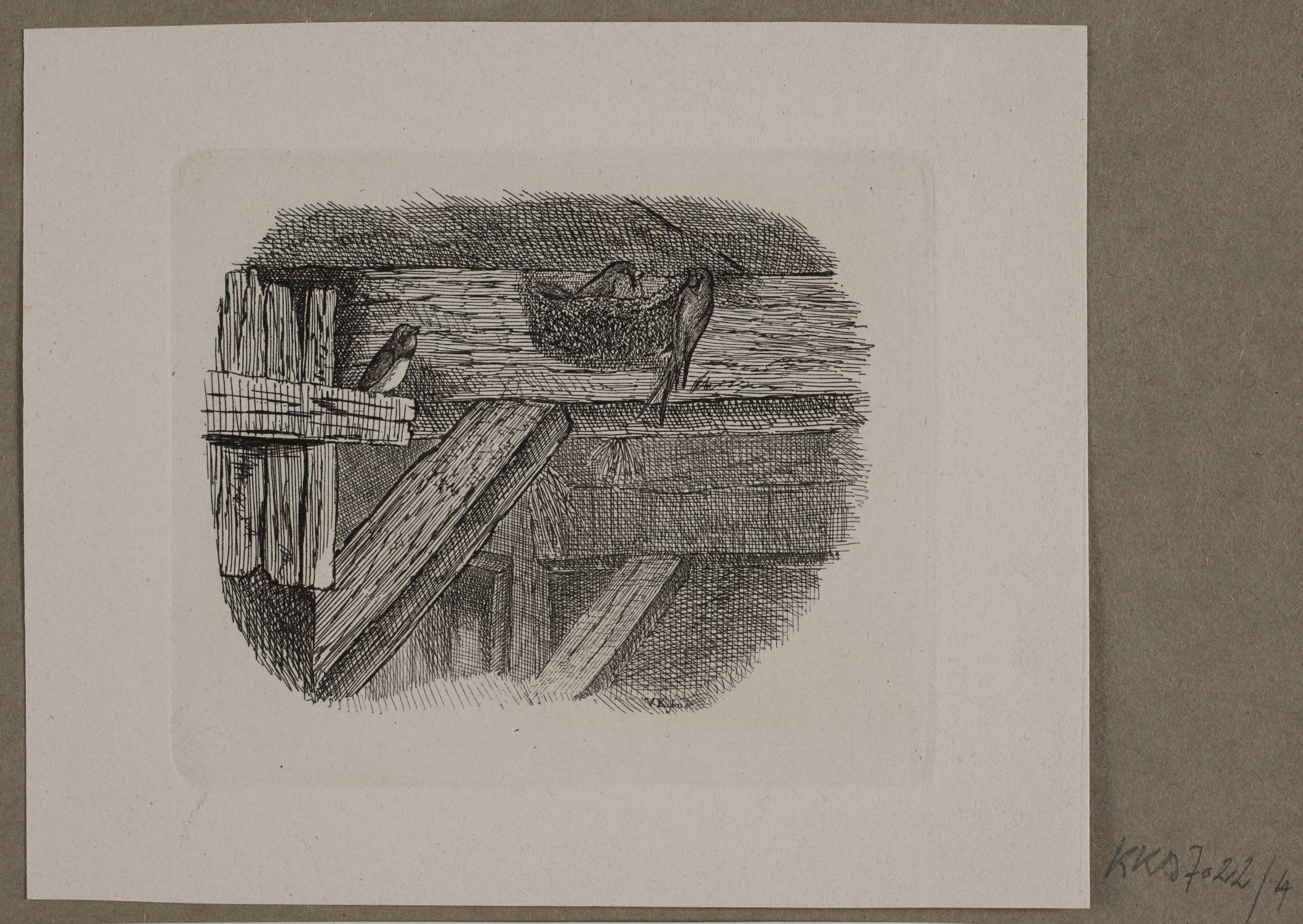 Illustration til O. Specter, "Fabler for Børn"