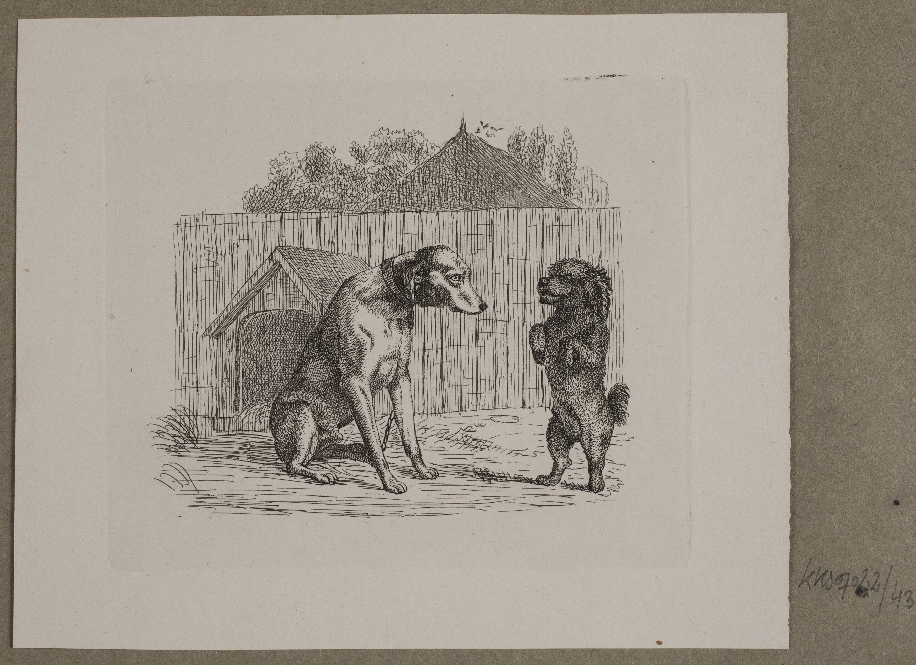 Illustration til O. Specter, "Fabler for Børn"