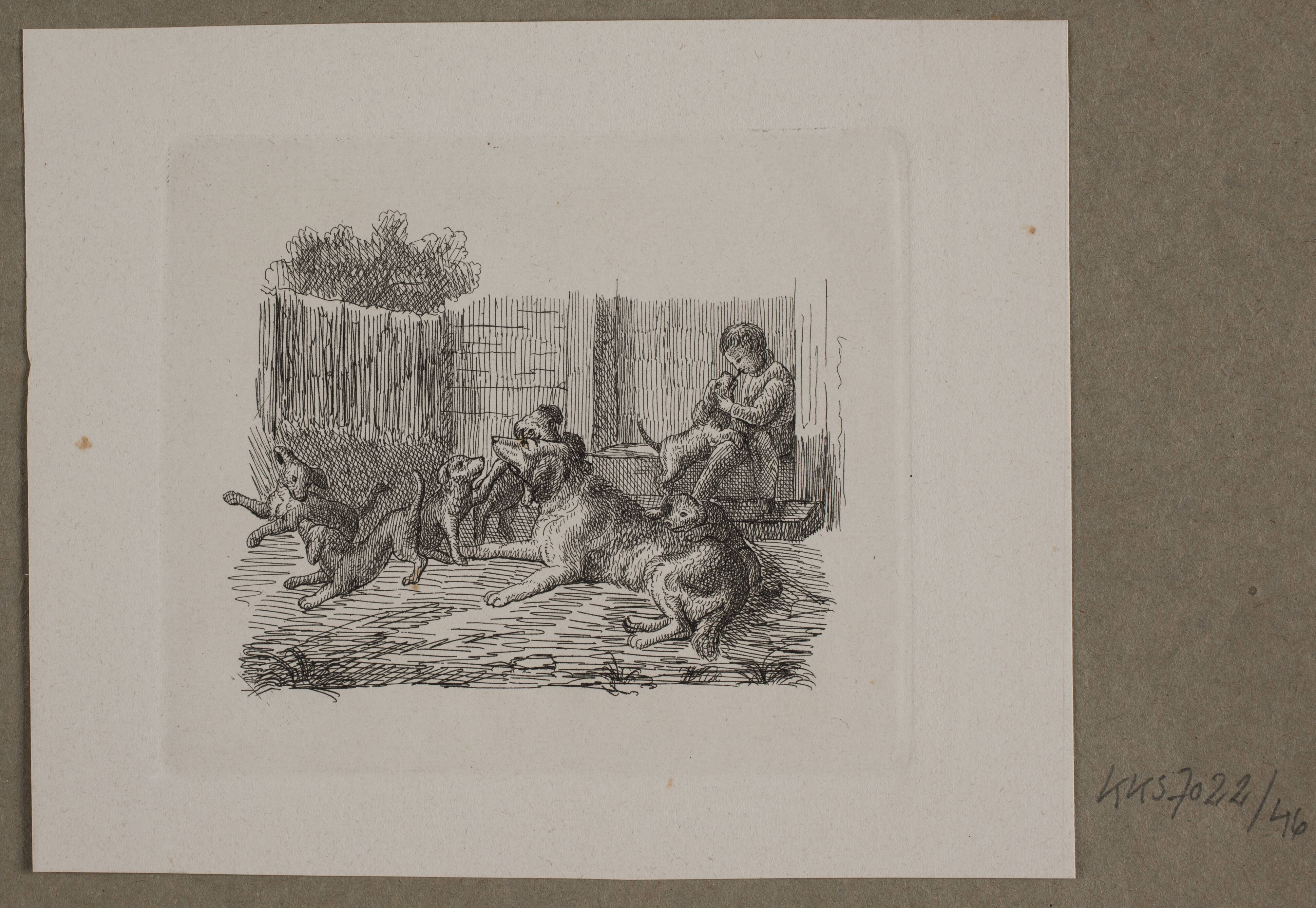 Illustration til O. Specter, "Fabler for Børn"