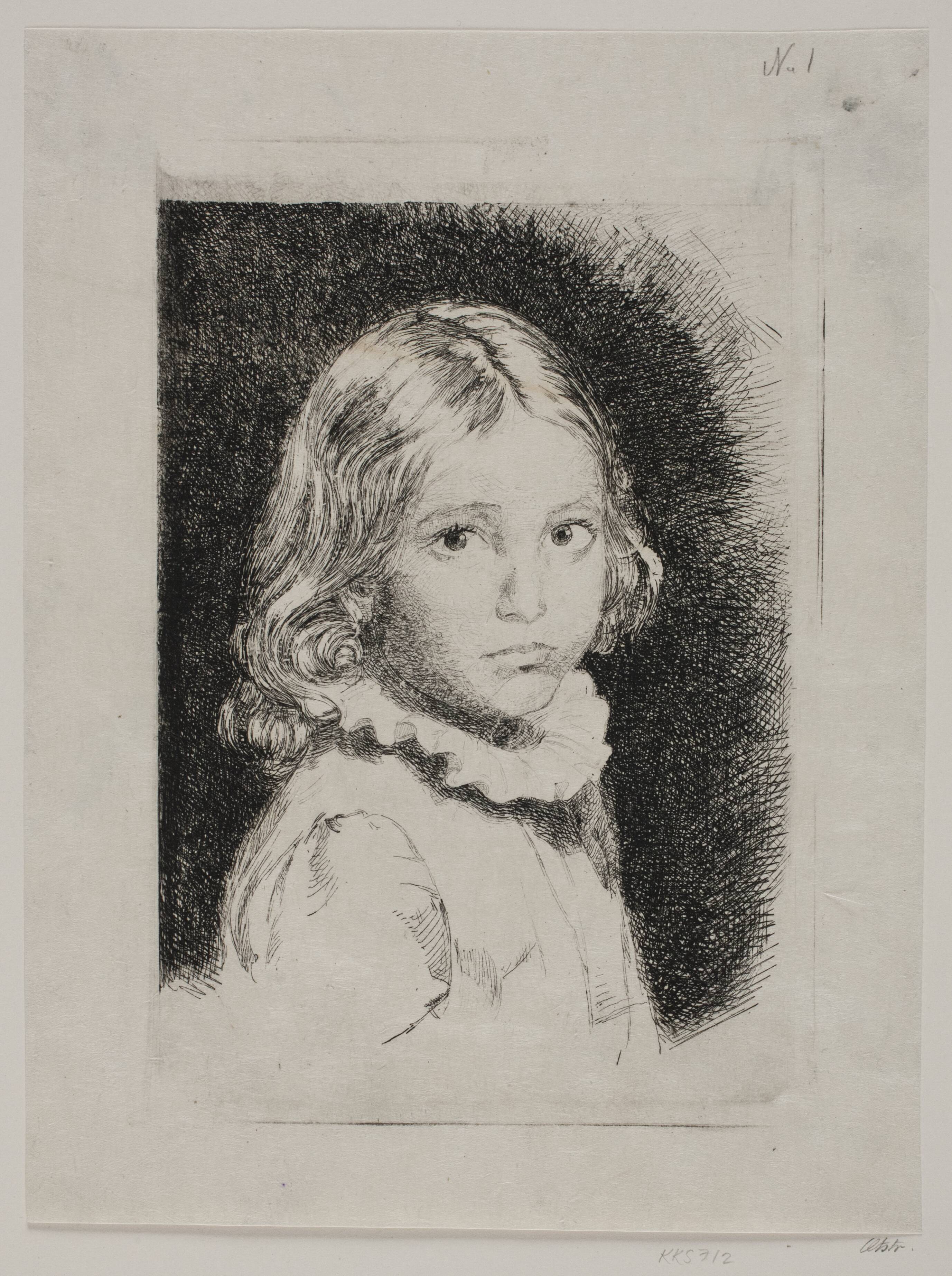 Portræt af Clara Emilie Rose Bloch