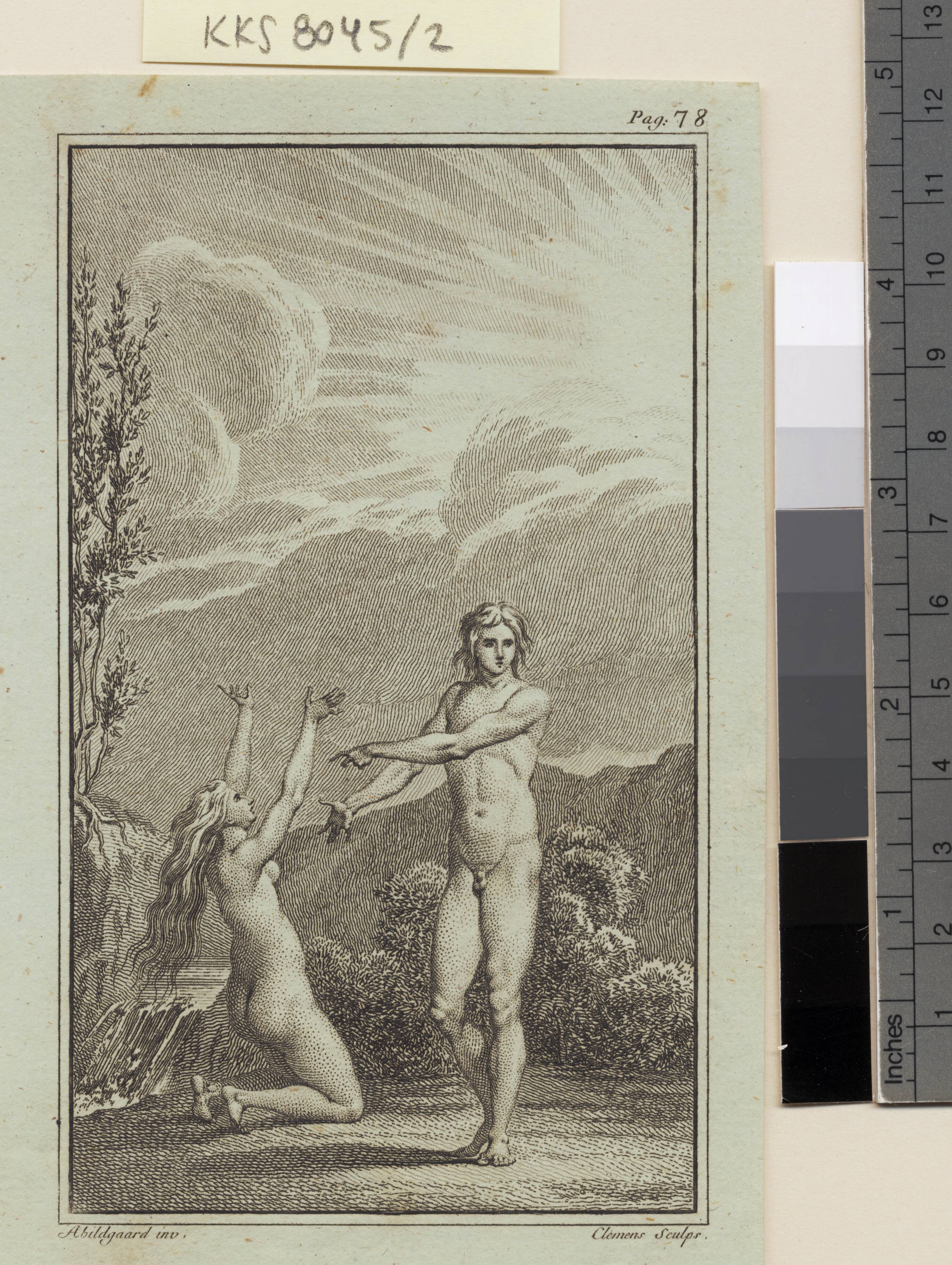 Illustration til Ewalds "Adam og Eva". II