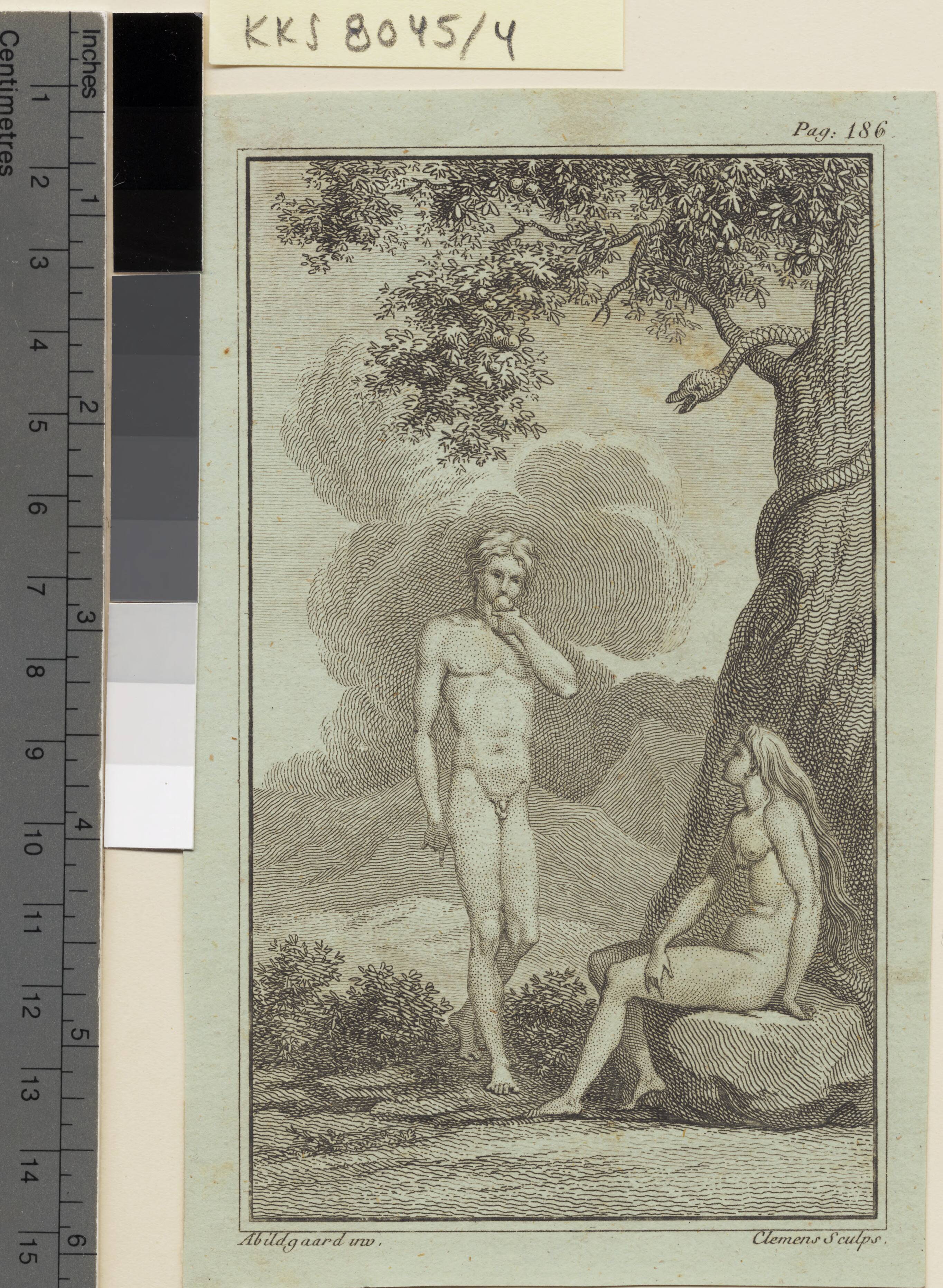 Illustration til Ewalds "Adam og Eva". IV