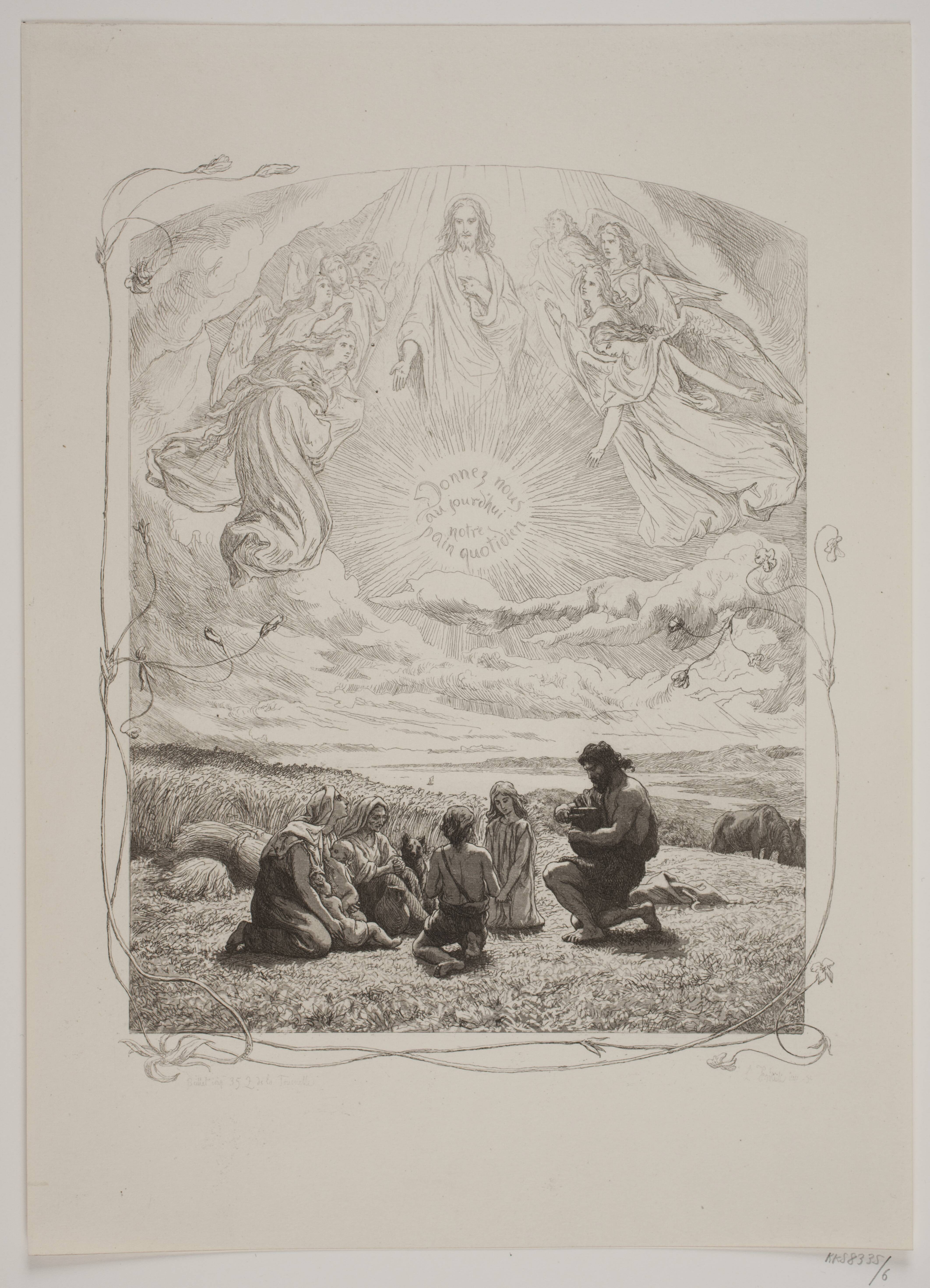 Illustration til "L'Oraison Dominicale"