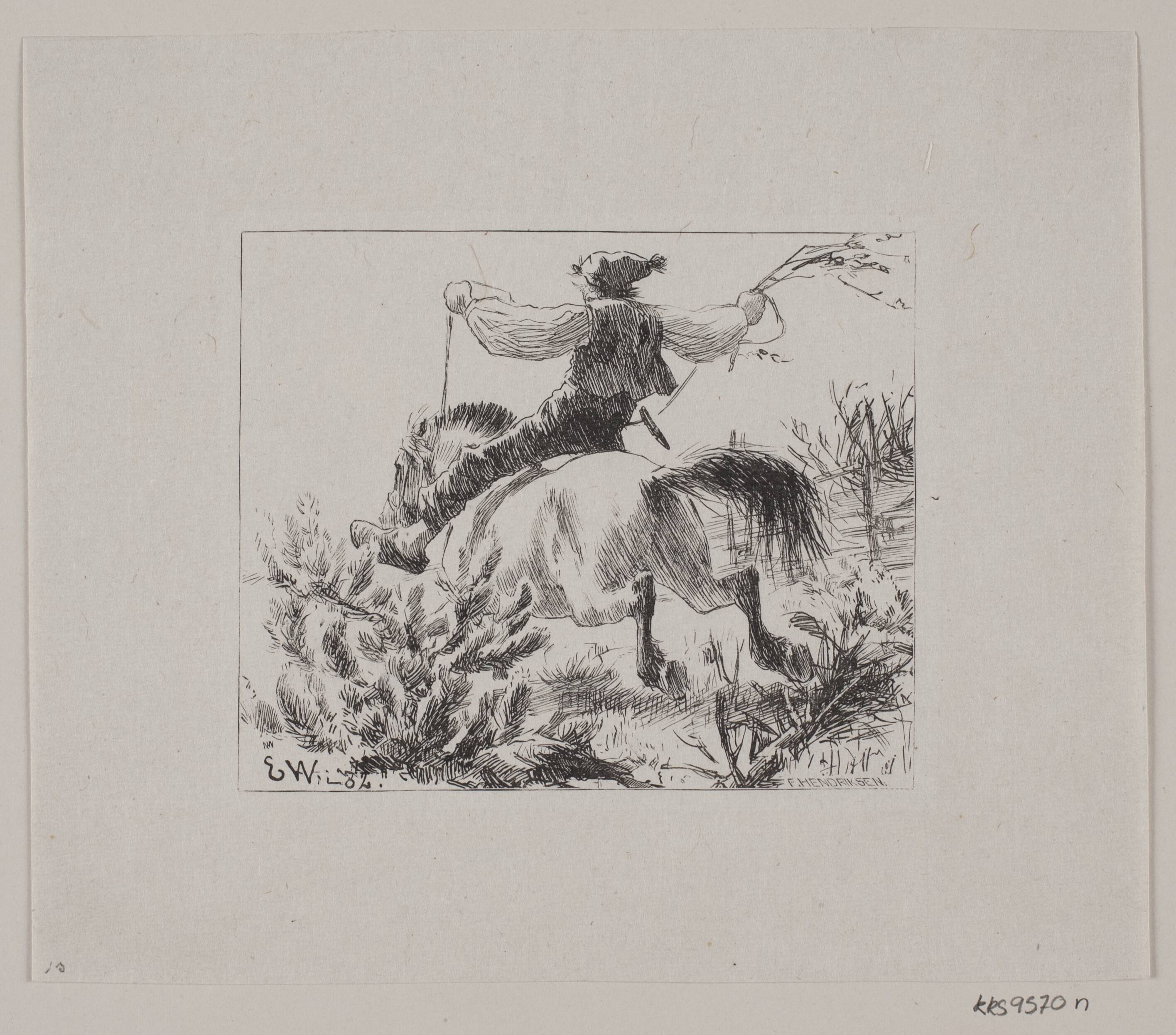 Illustration til "Herremandsbruden"