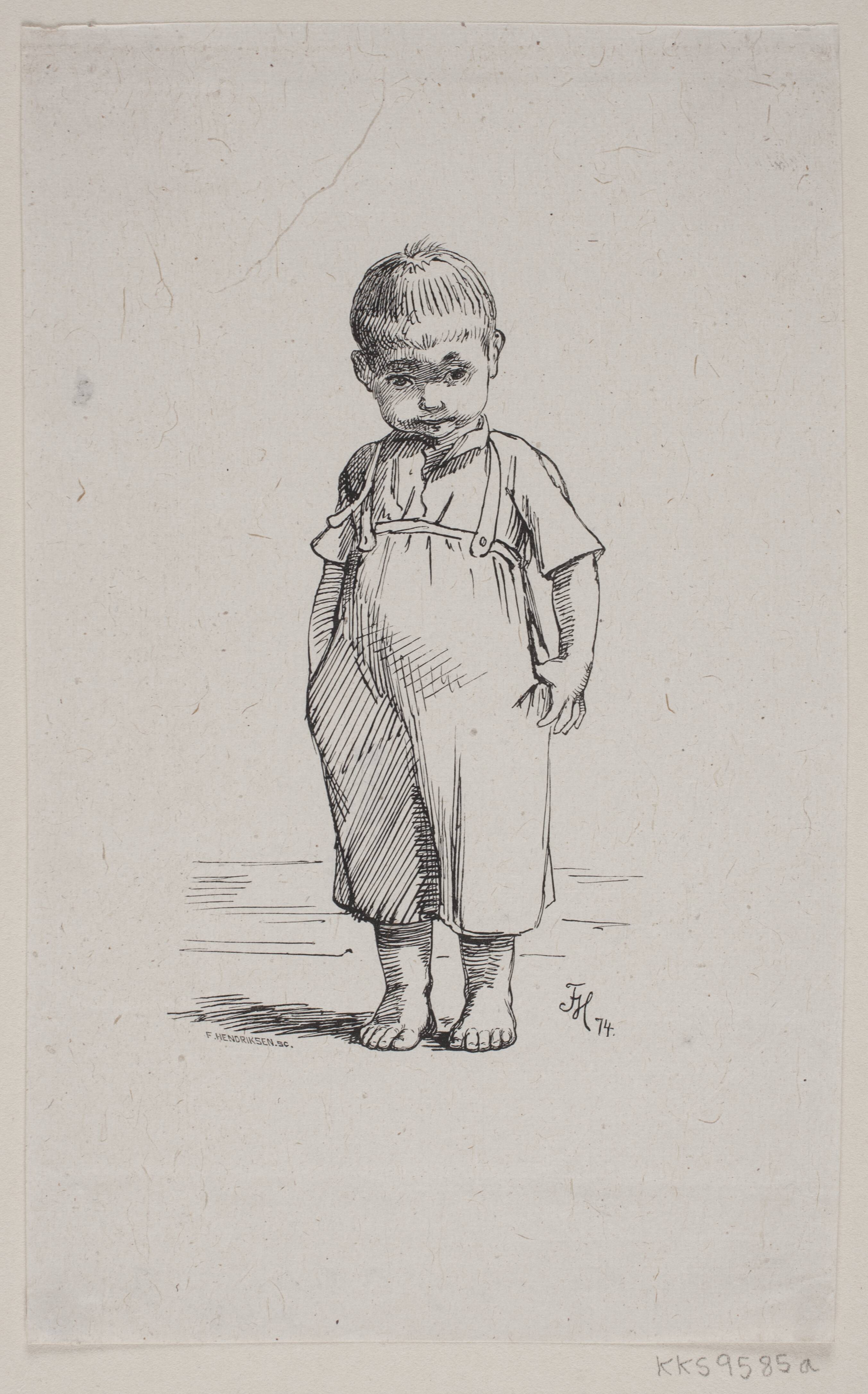 Illustration til Chr. Richardt, "Naar jeg blir stor"