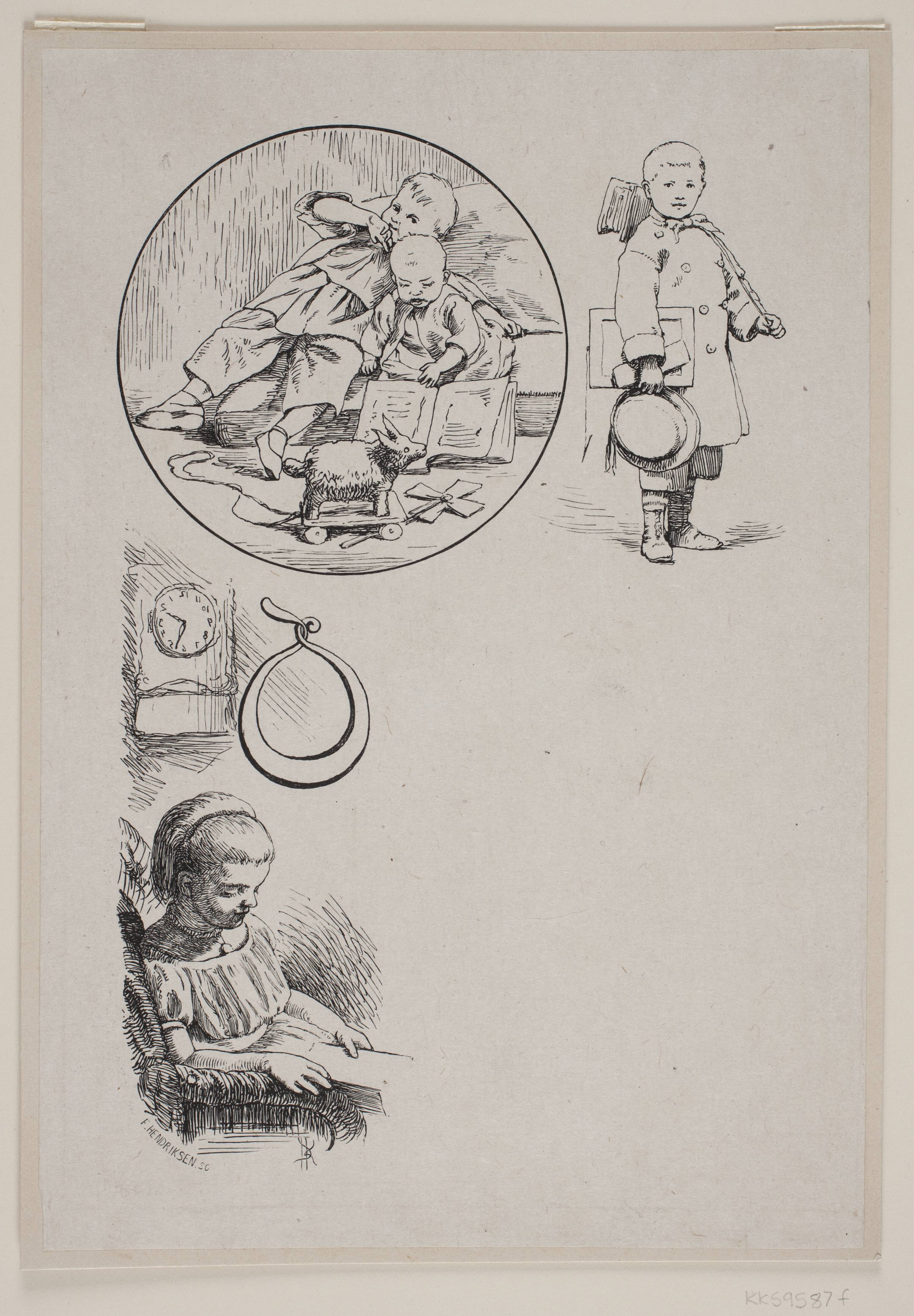 Illustration til Johan Krohn, "Peters jul"