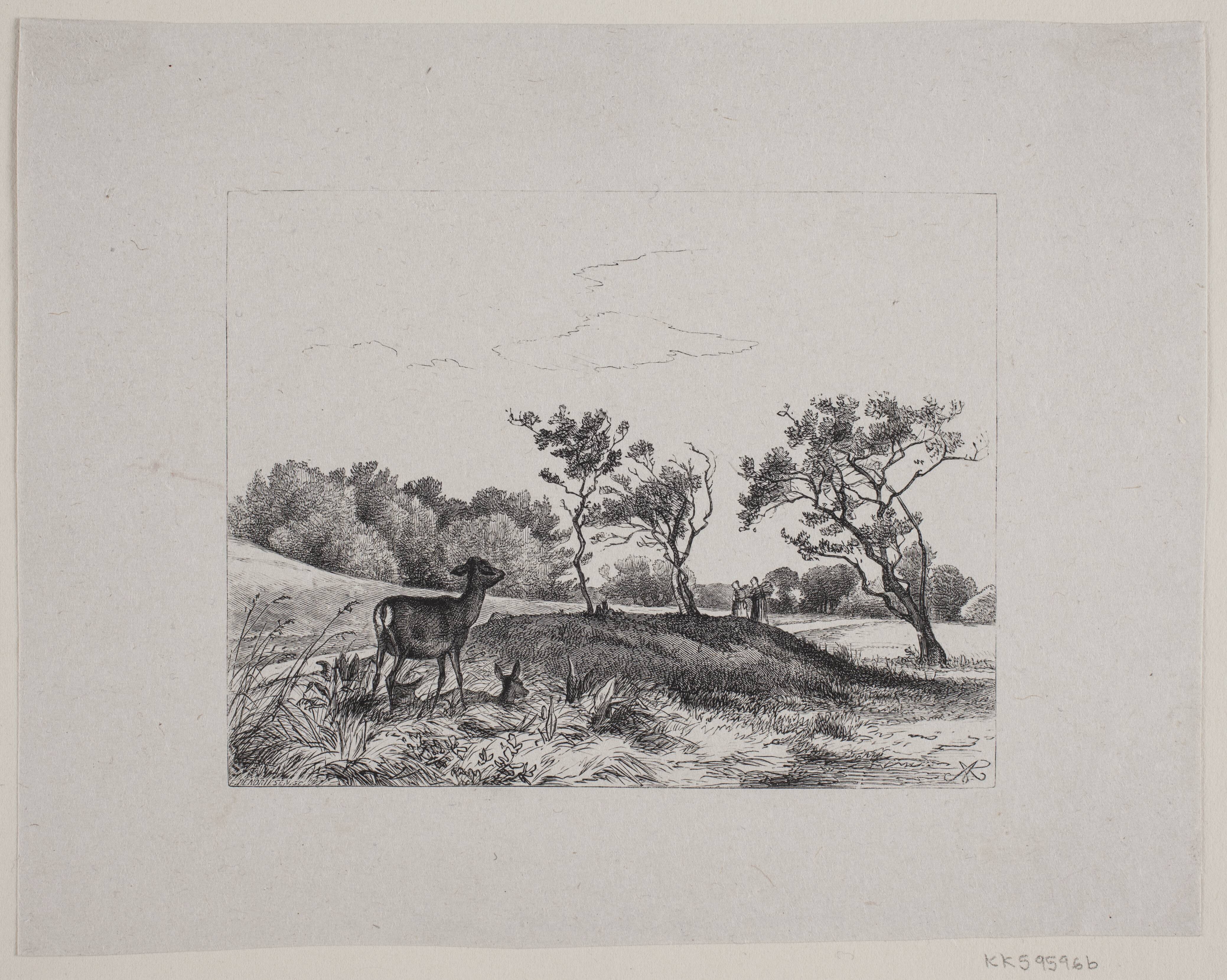 Illustration til digt af H. V. Kaalund